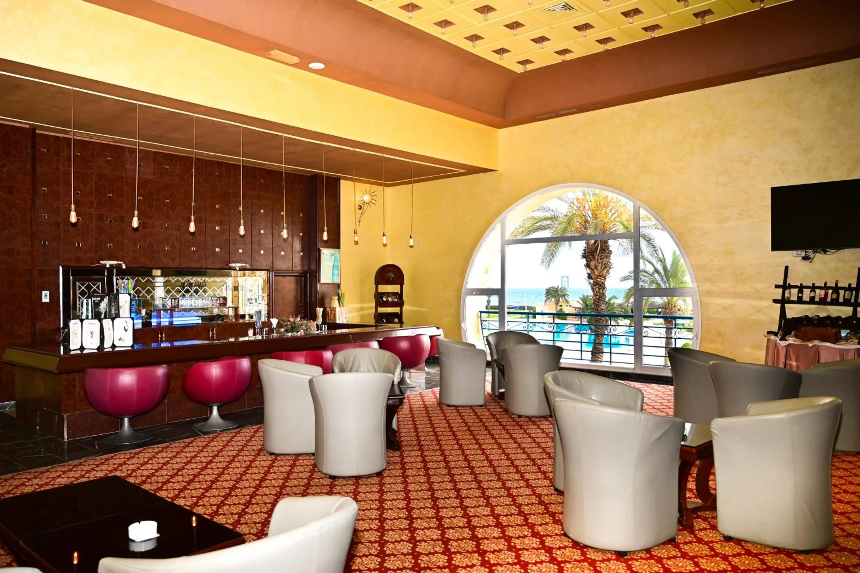 Lounge or bar in Hotel Nour Palace Resort & Thalasso Mahdia