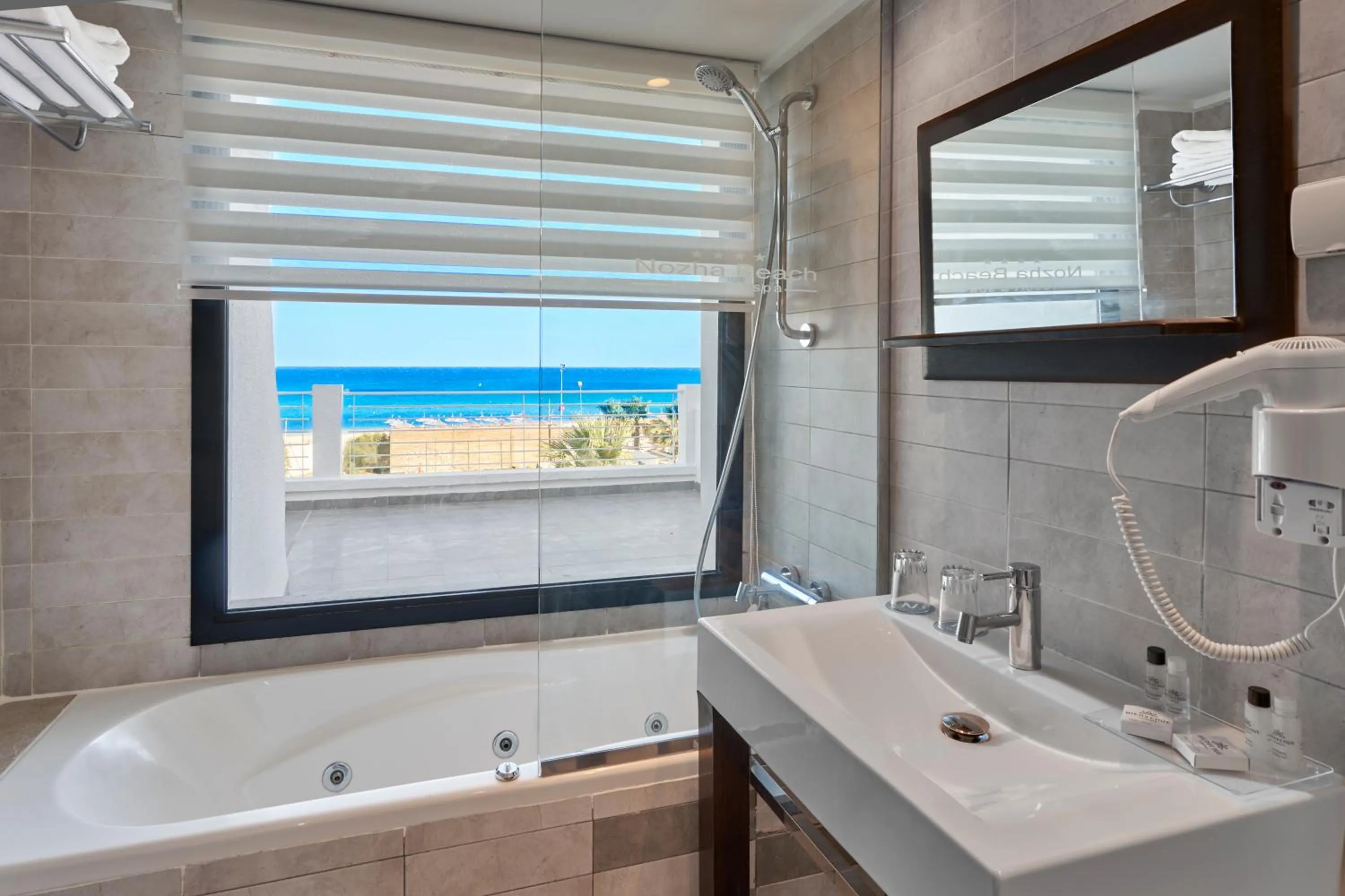 Bathroom in Nozha Beach Resort & Spa