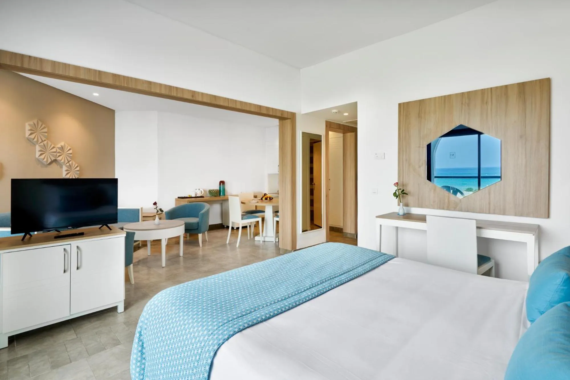 Photo of the whole room, Bed in Nozha Beach Resort & Spa