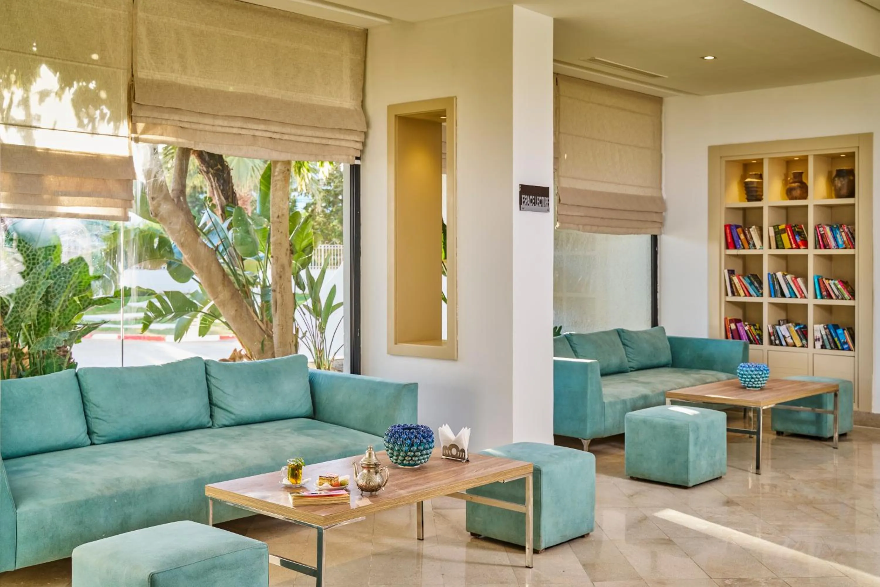 Library in Nozha Beach Resort & Spa