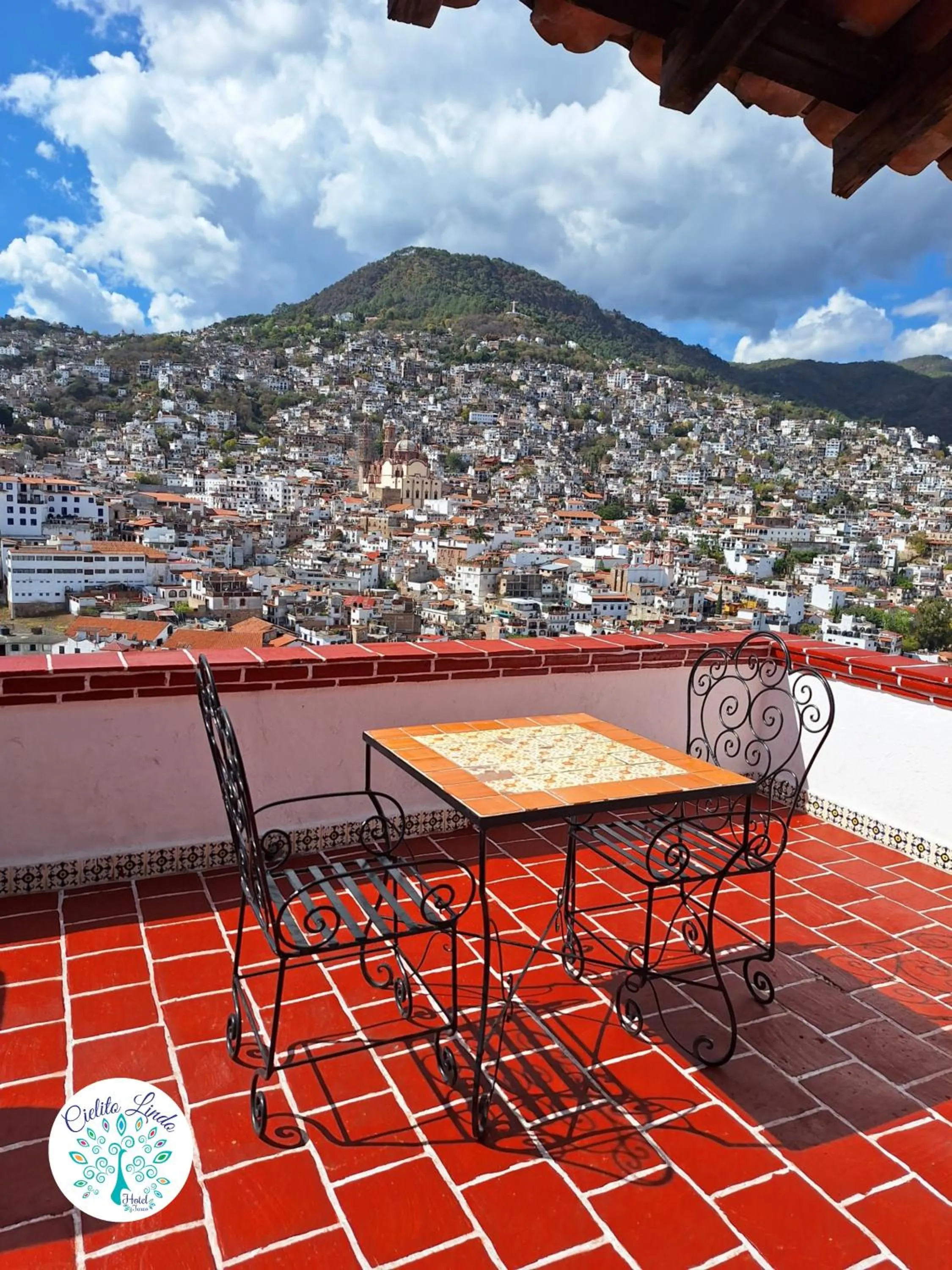 Natural landscape in Hotel Cielito Lindo, Taxco