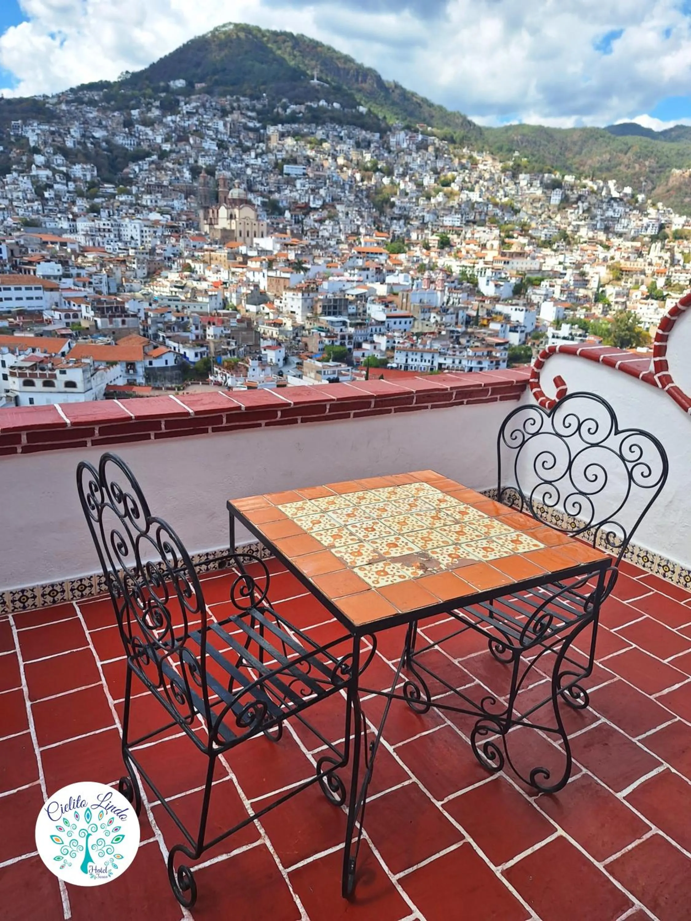 Natural landscape in Hotel Cielito Lindo, Taxco