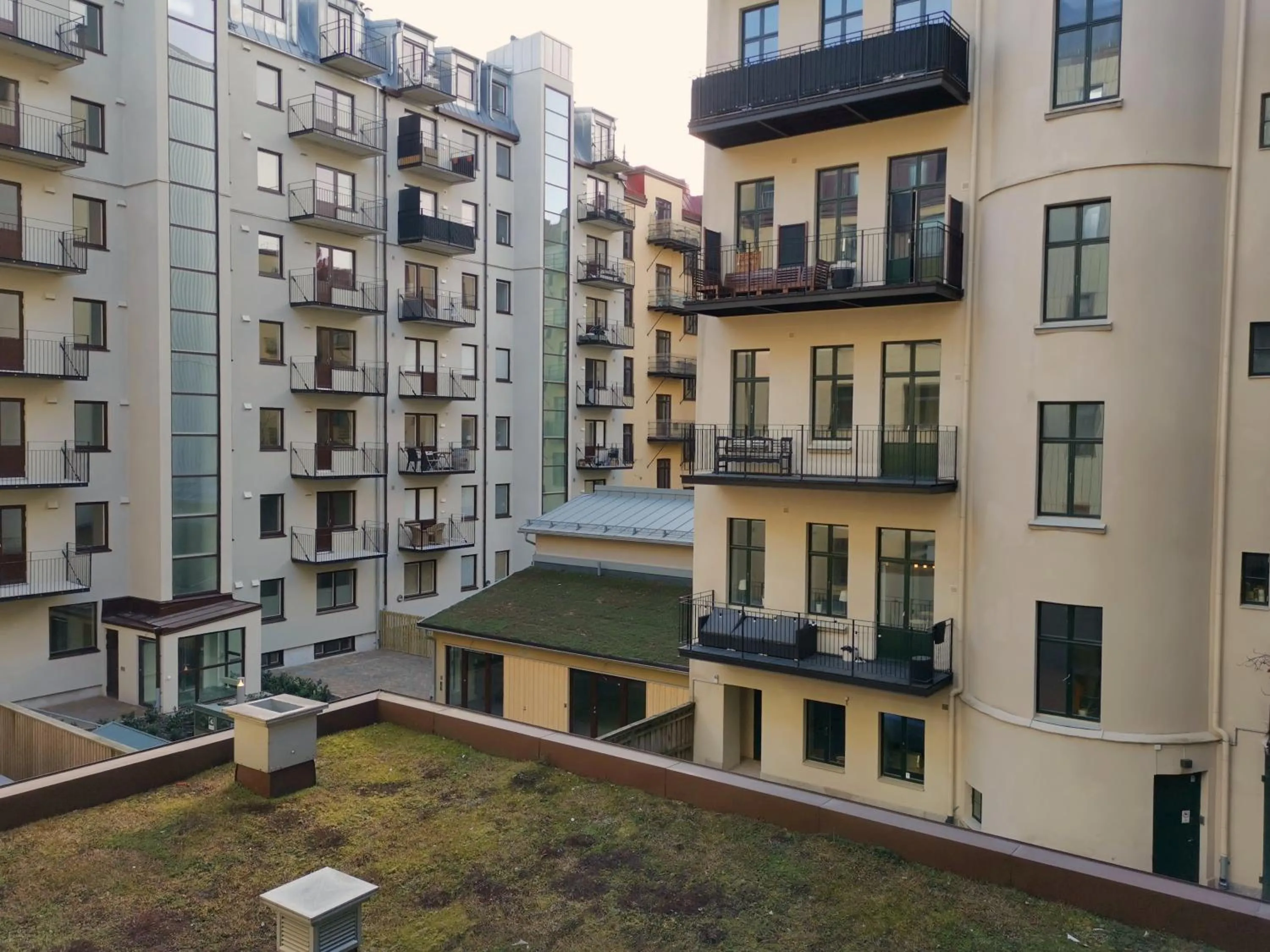 Inner courtyard view in Hotel Lorensberg