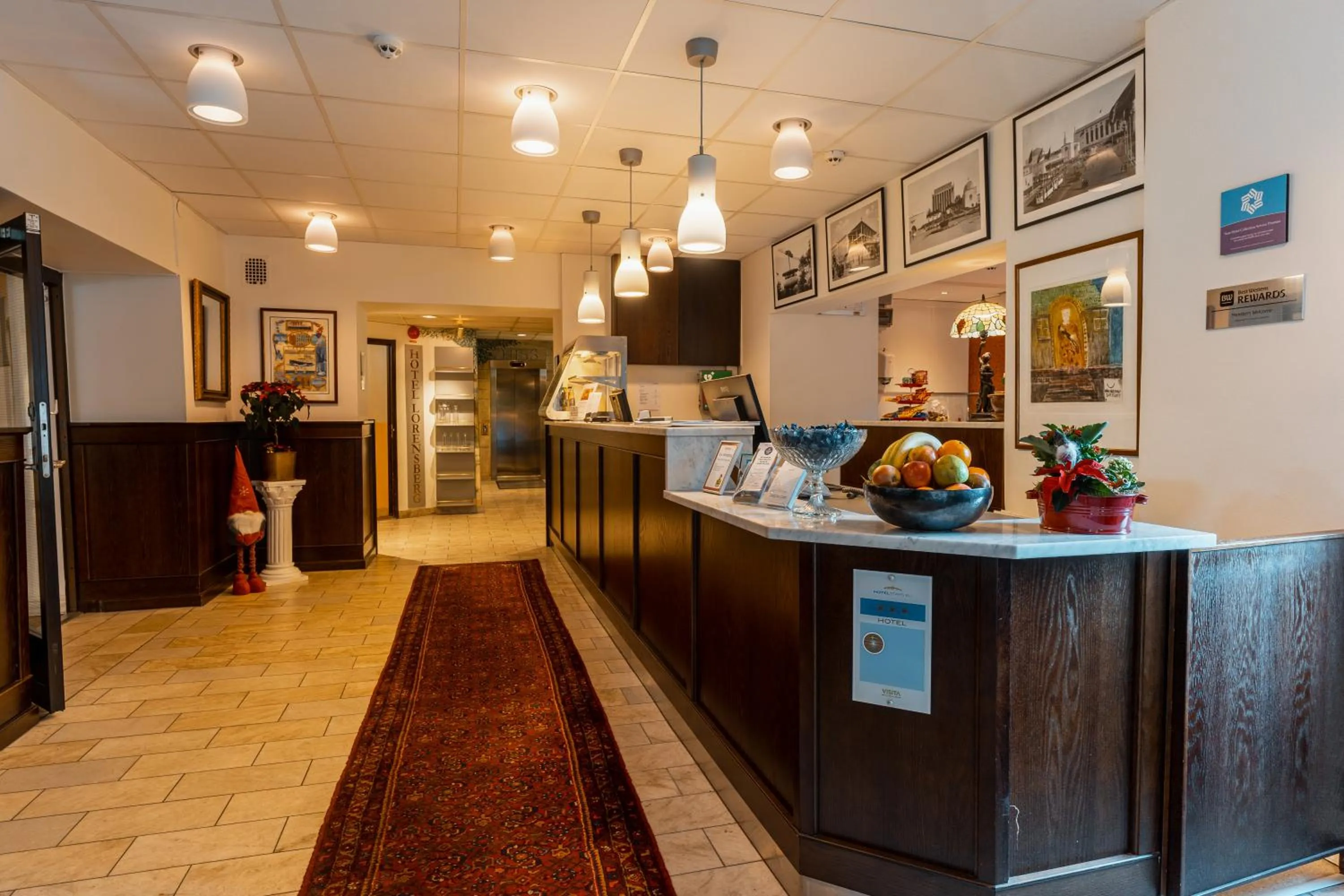 Lobby or reception in Hotel Lorensberg