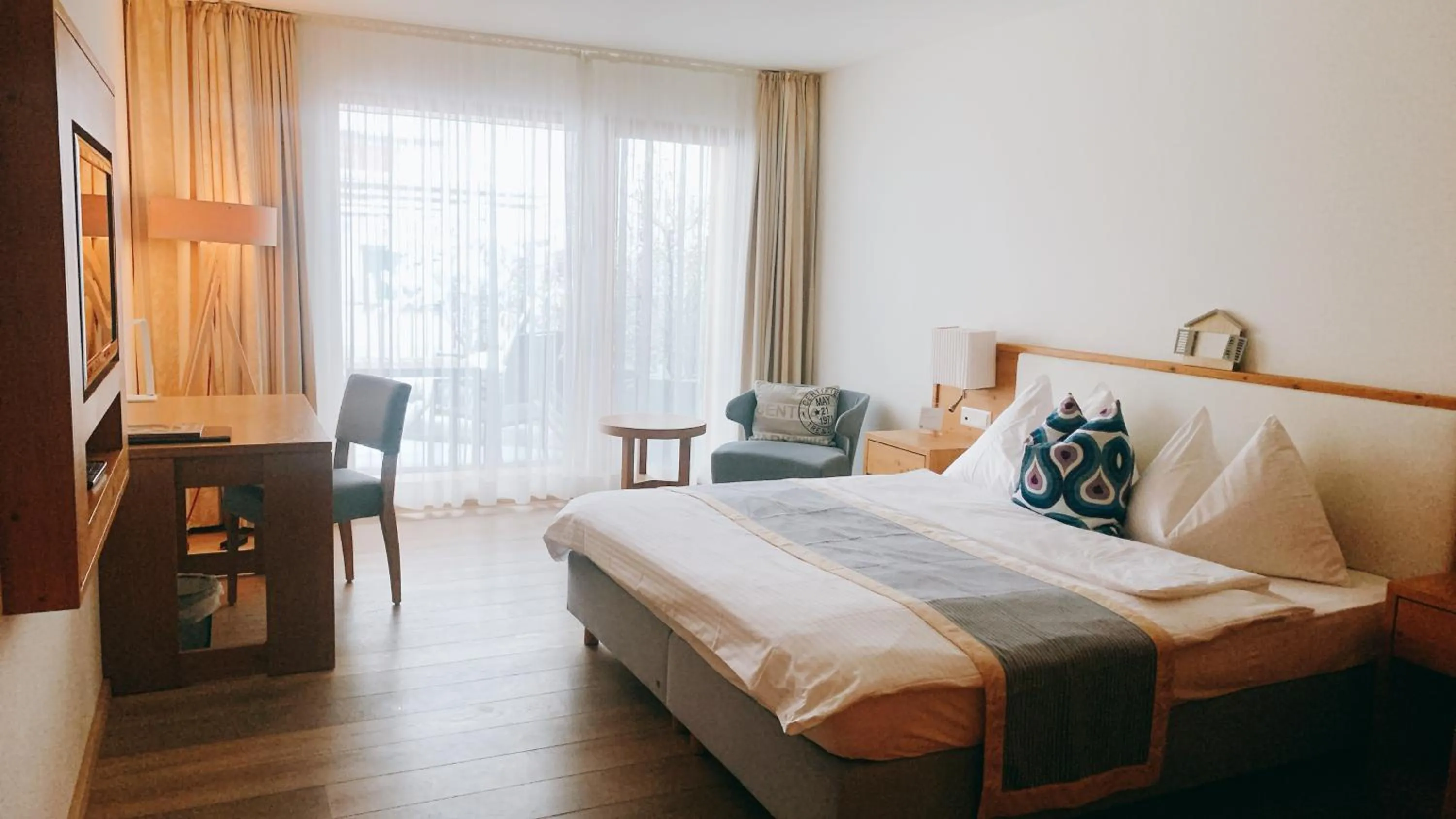 Bed in Hotel Friedheim Weggis