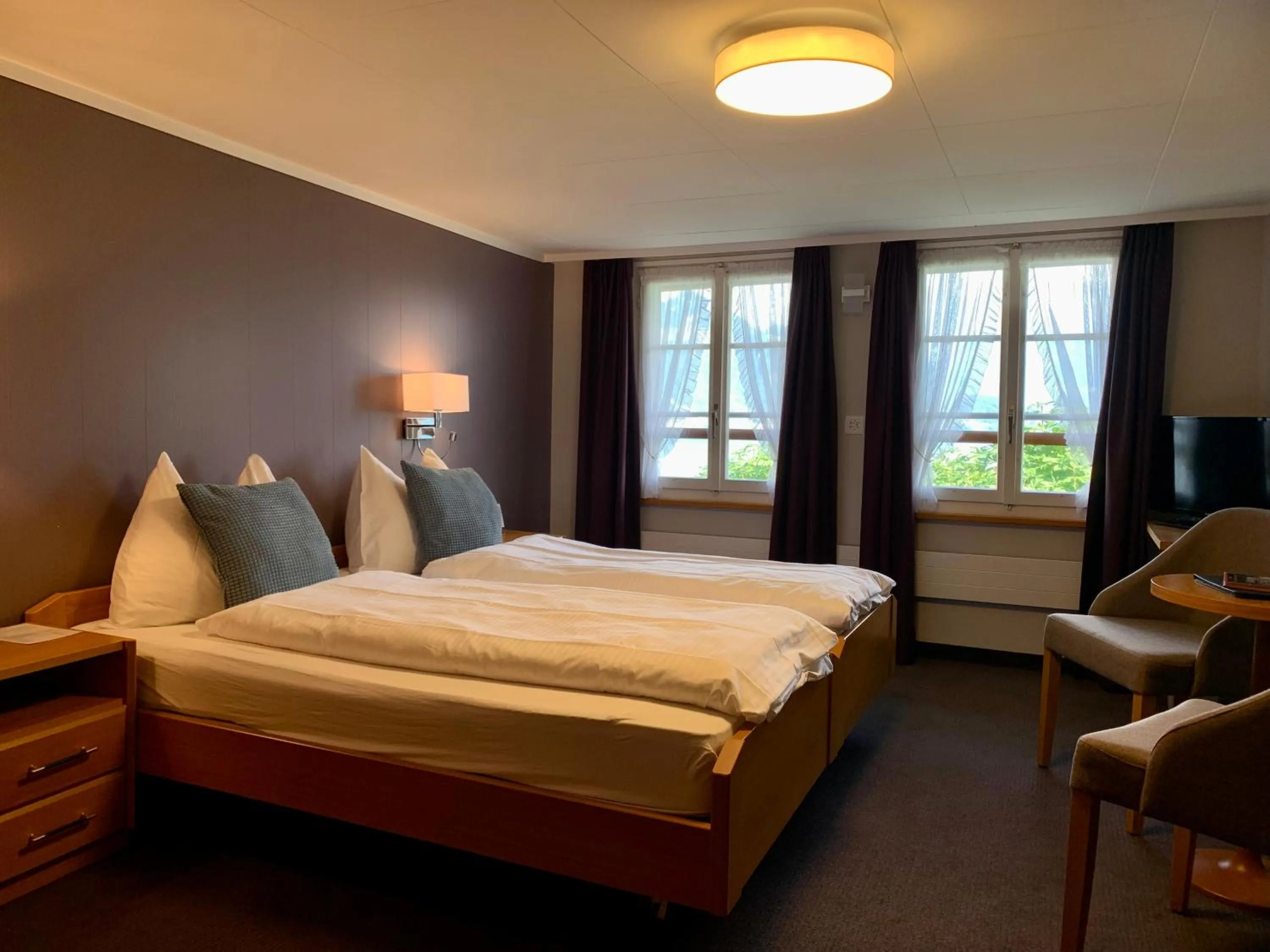 Bed in Hotel Friedheim Weggis