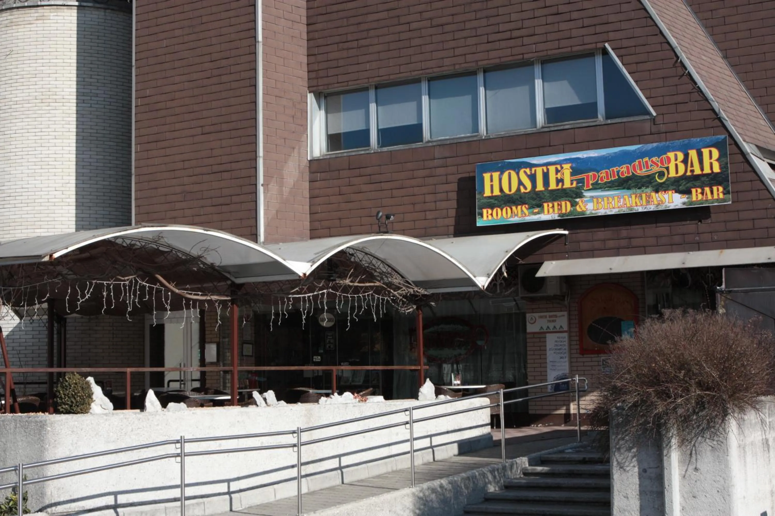 Property building in Hostel Paradiso