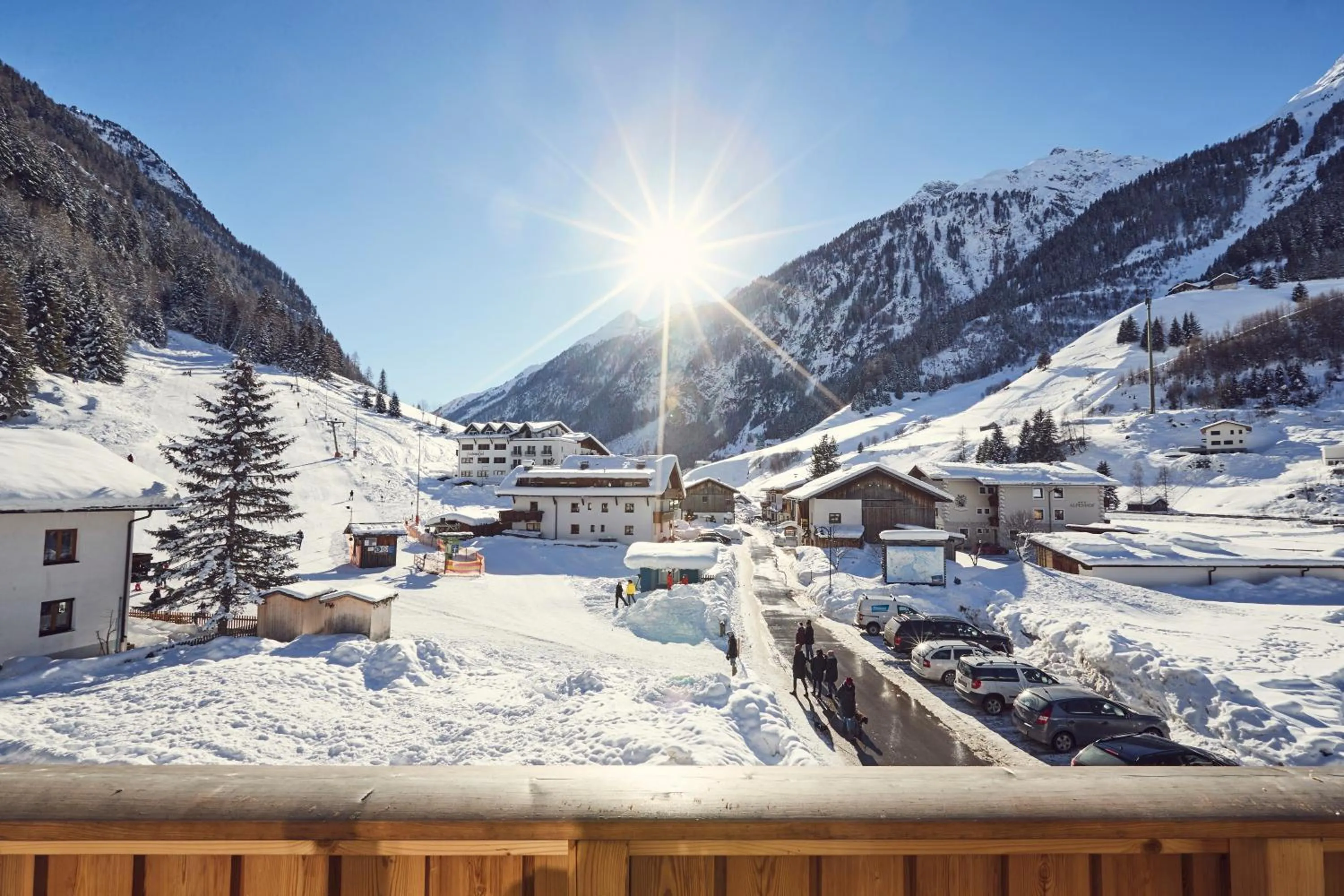 Winter in Tirolerhof - Appartementhaus