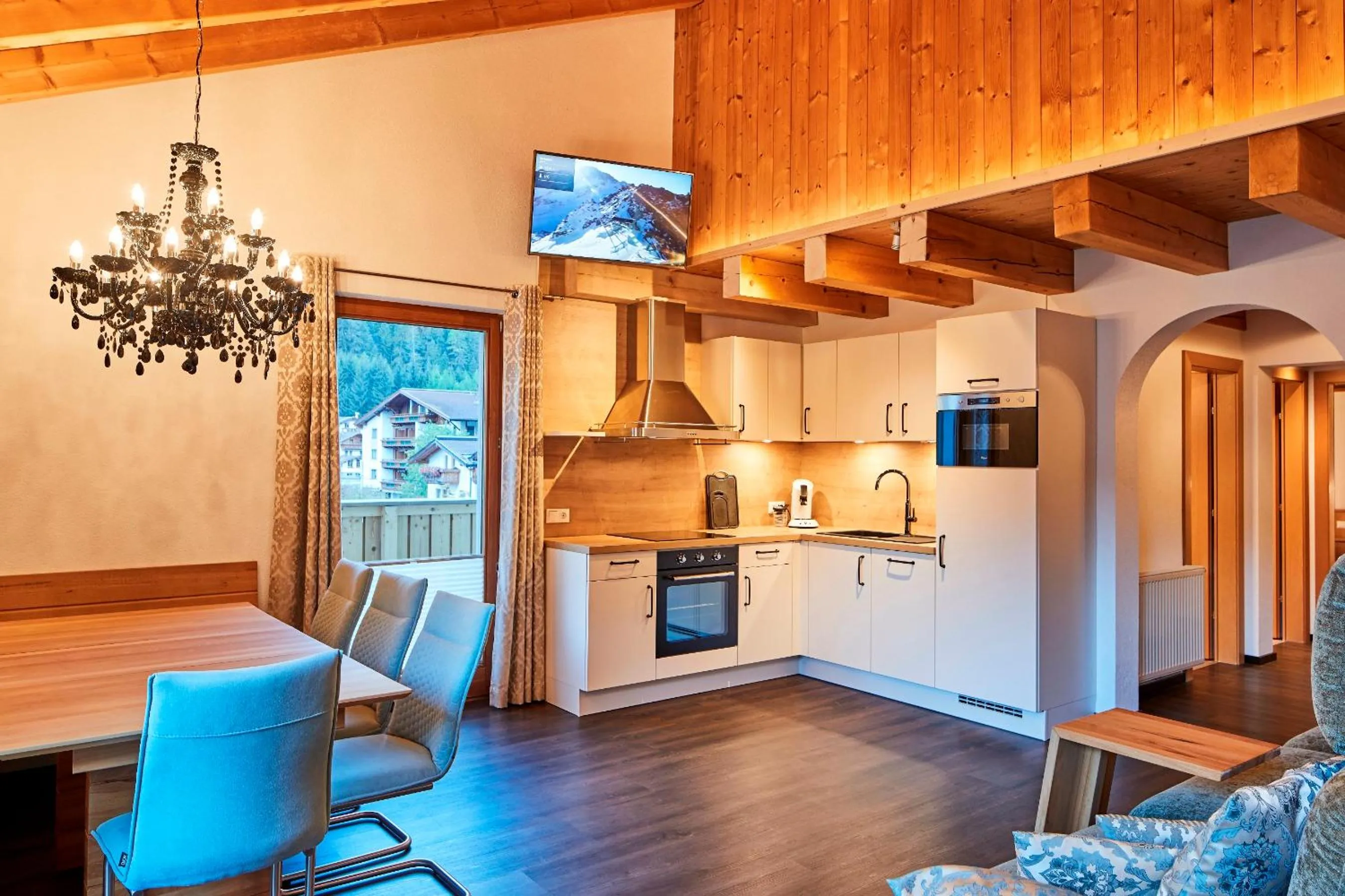 Kitchen or kitchenette in Tirolerhof - Appartementhaus