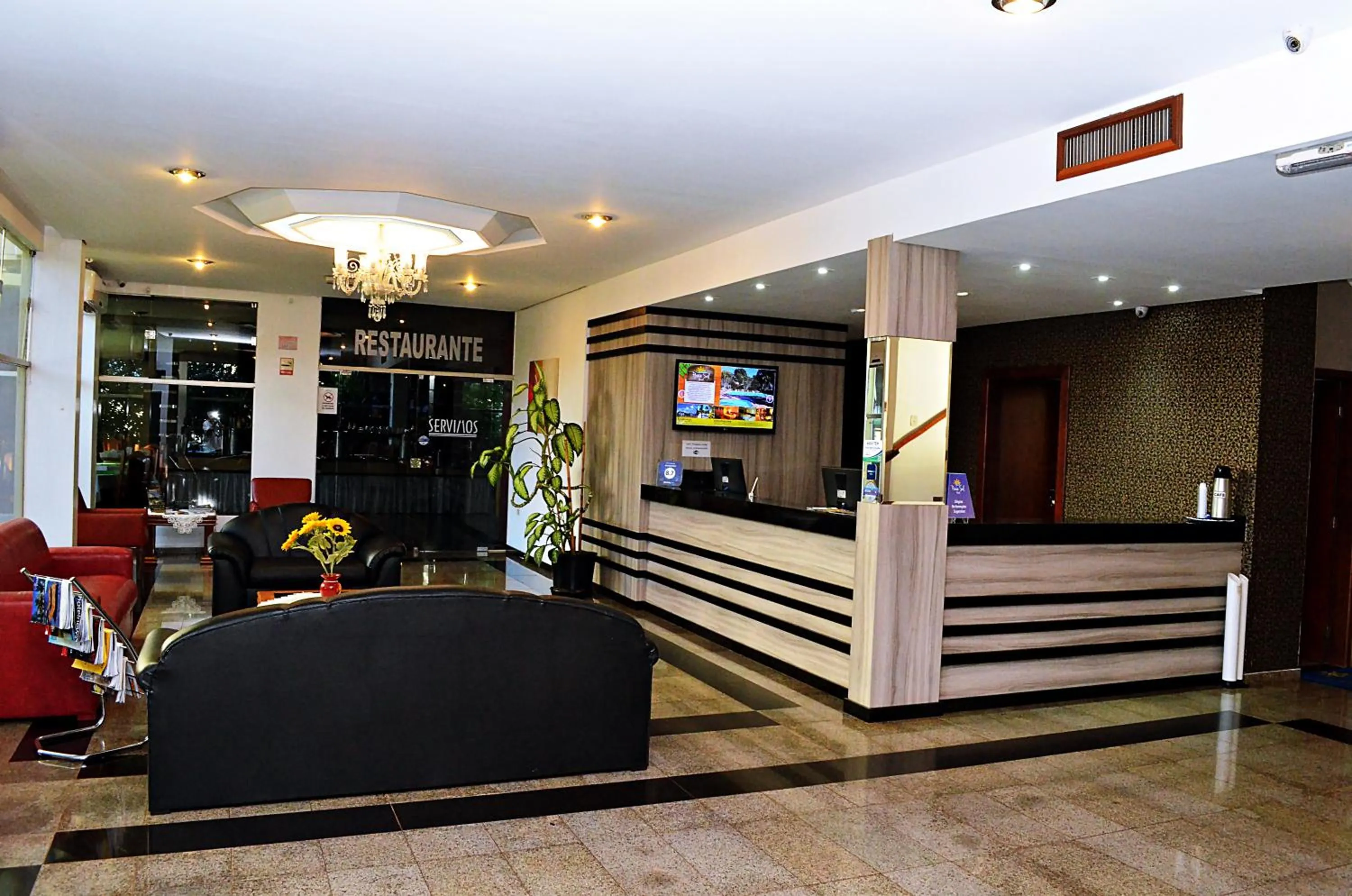 Lobby or reception in Praia Sol Hotel