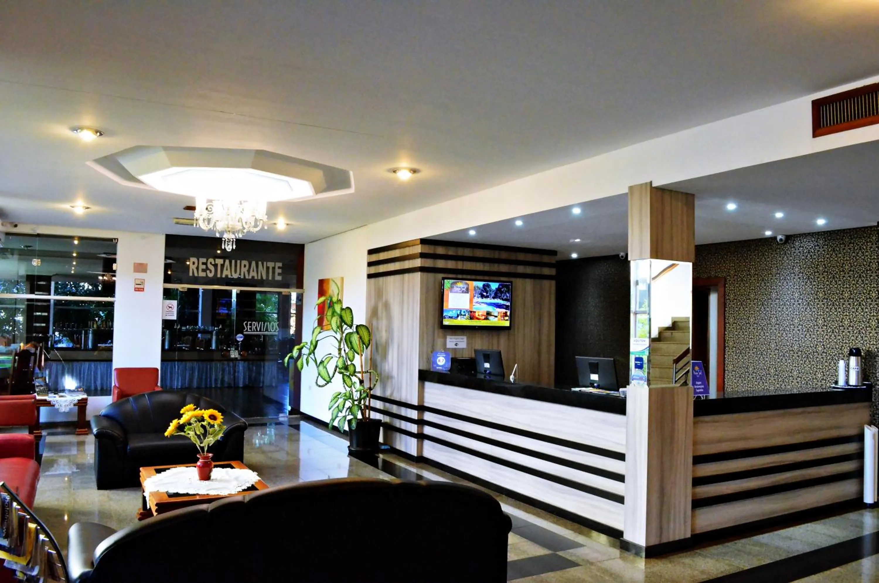Lobby or reception in Praia Sol Hotel