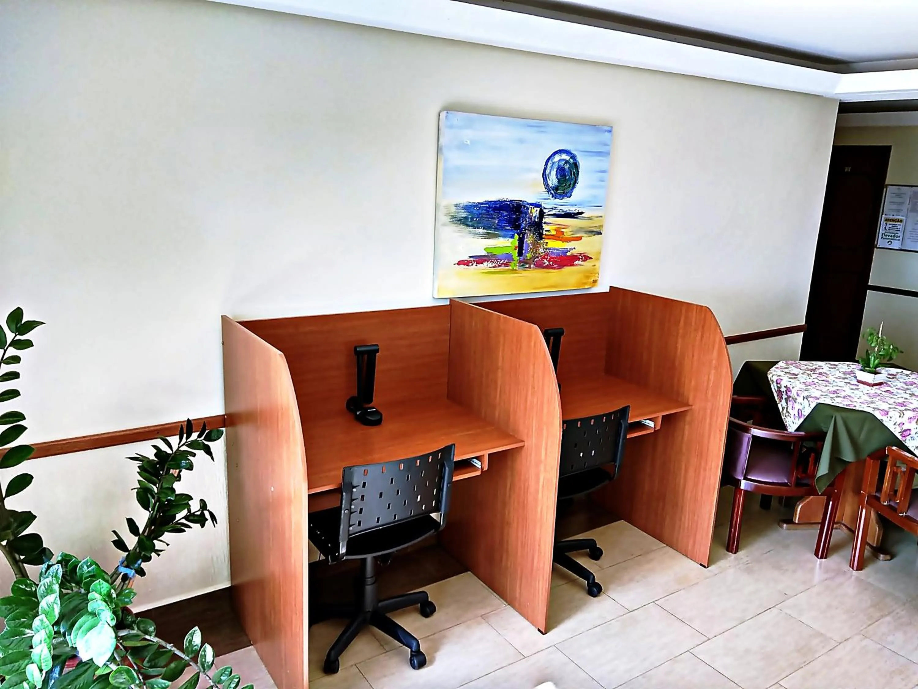 Communal lounge/ TV room in Praia Sol Hotel