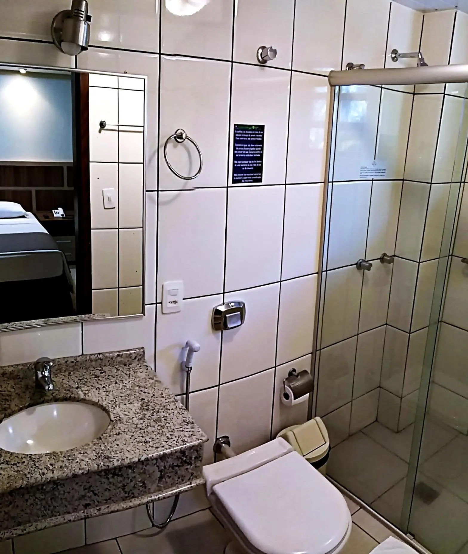 Shower in Praia Sol Hotel