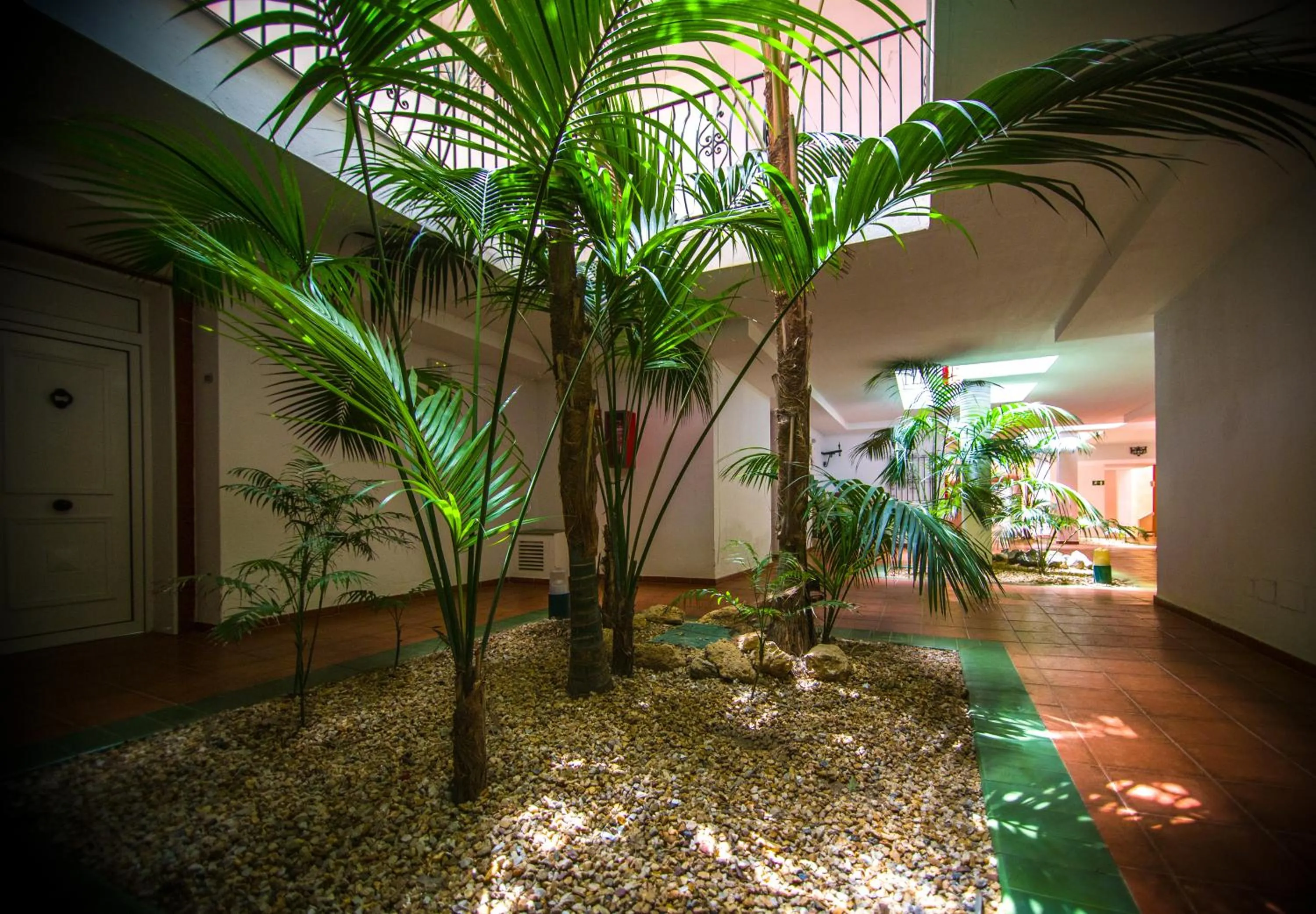 Patio in Aparthotel las Dunas