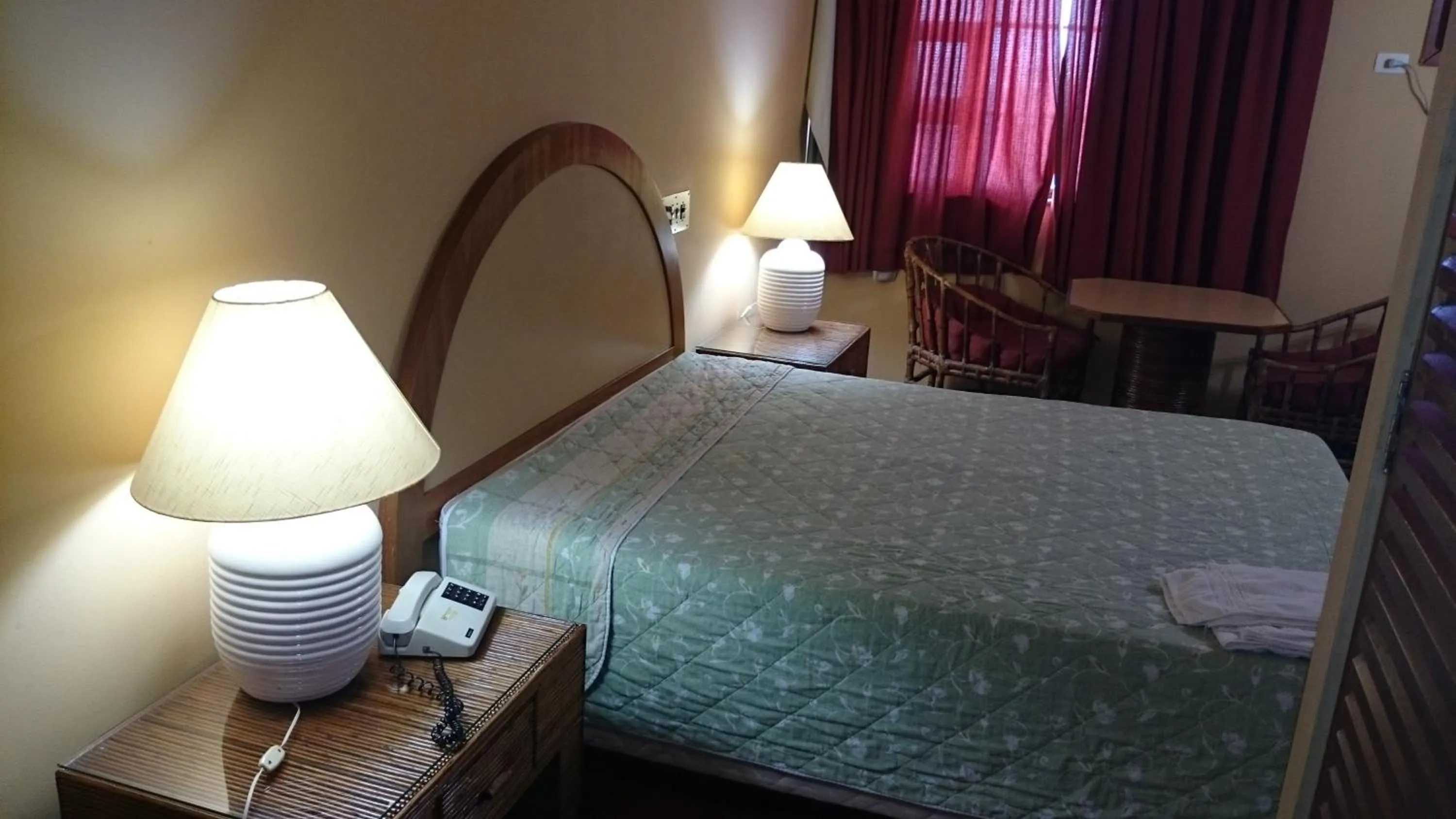 Bed in Brasao Palace Hotel
