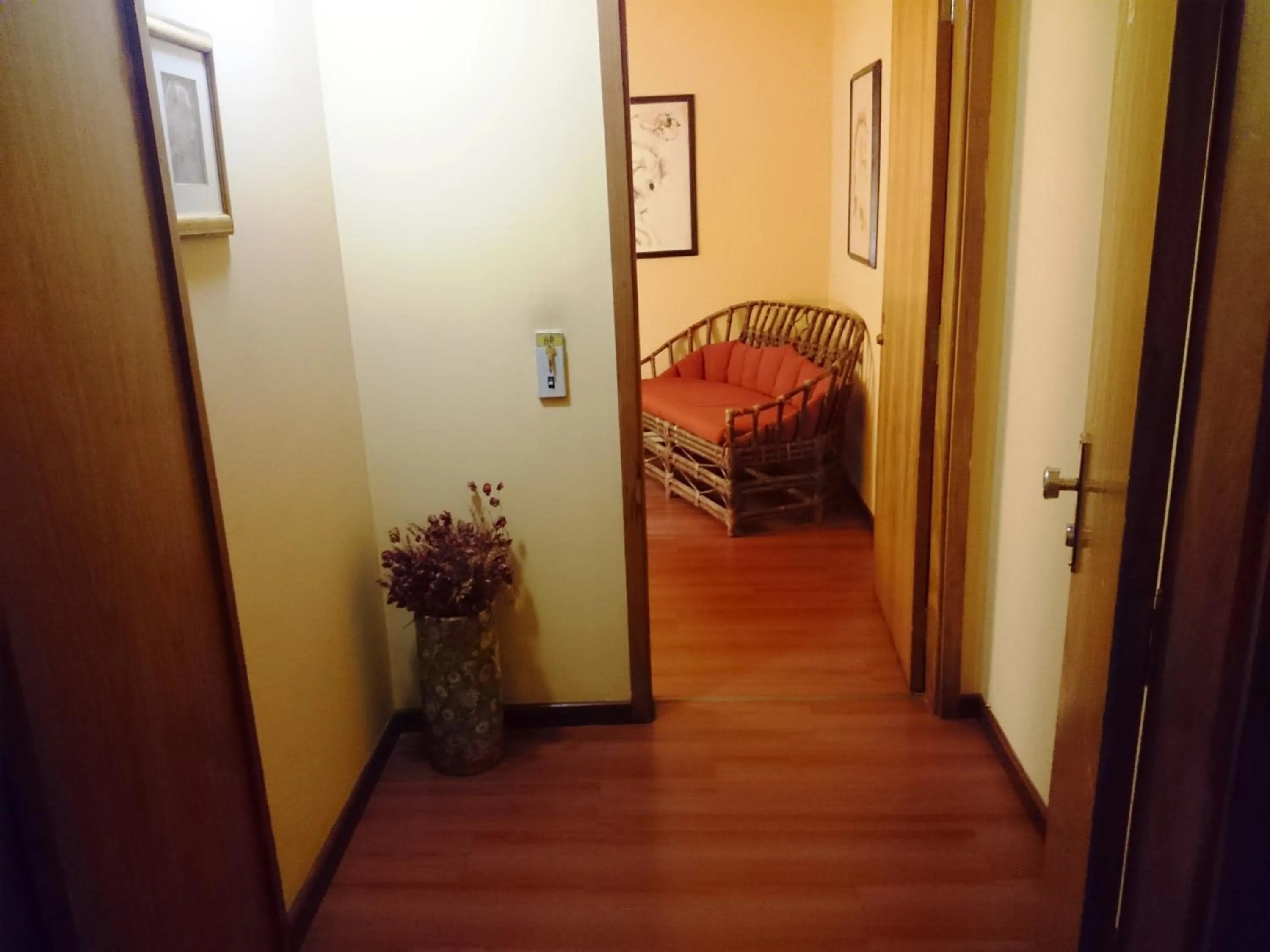 Bed in Brasao Palace Hotel