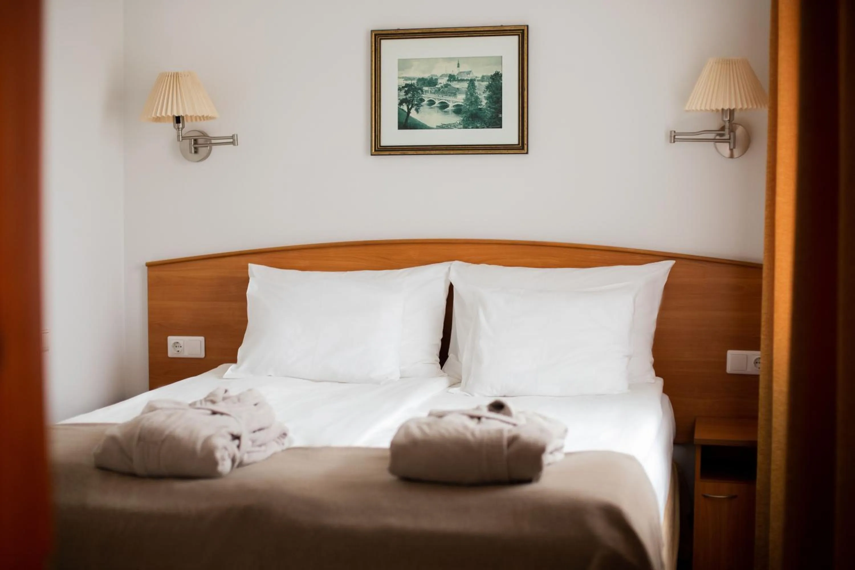 Bed in Narva Hotell & Spaa