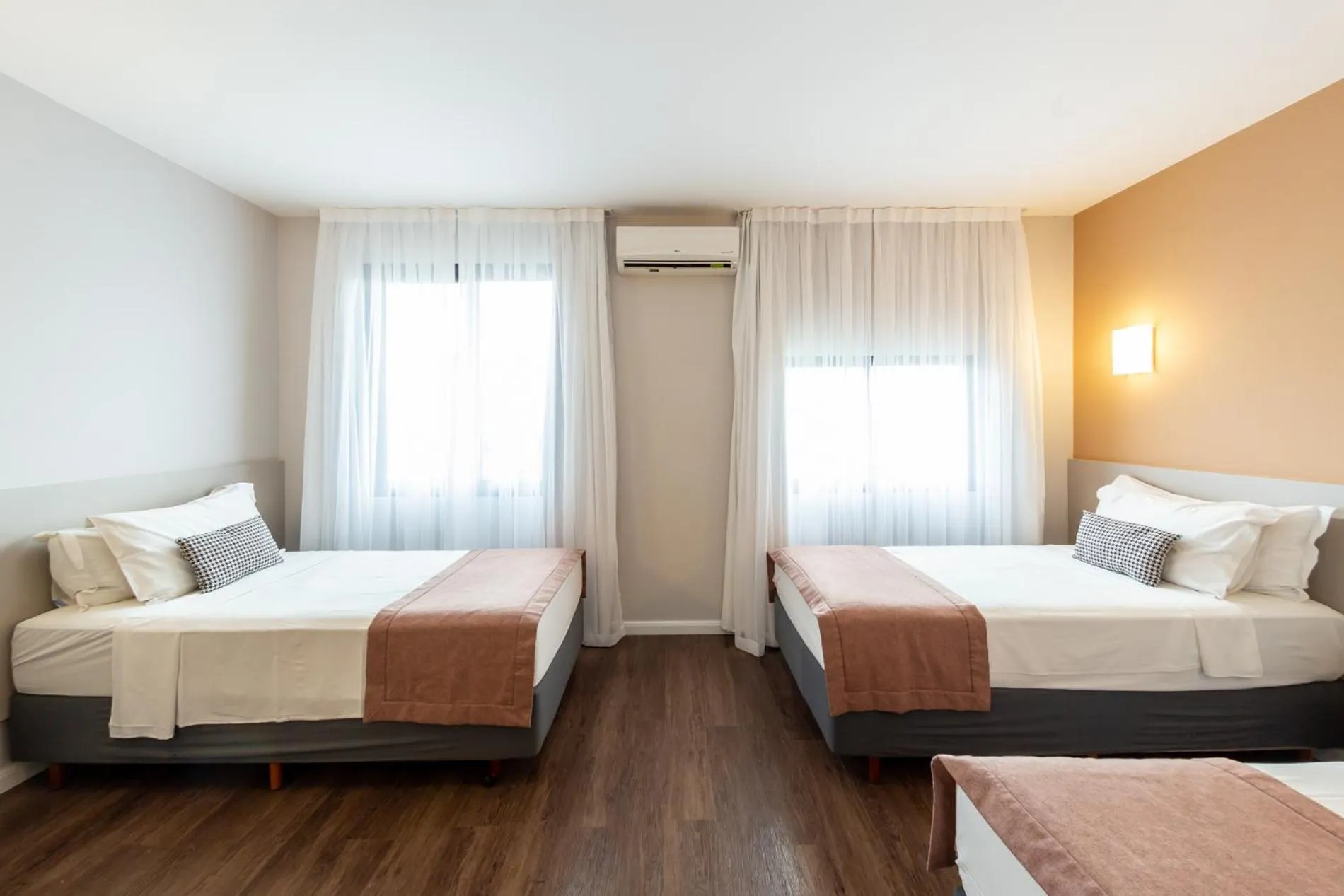 Bed in Blue Tree Towers Anália Franco - Tatuapé