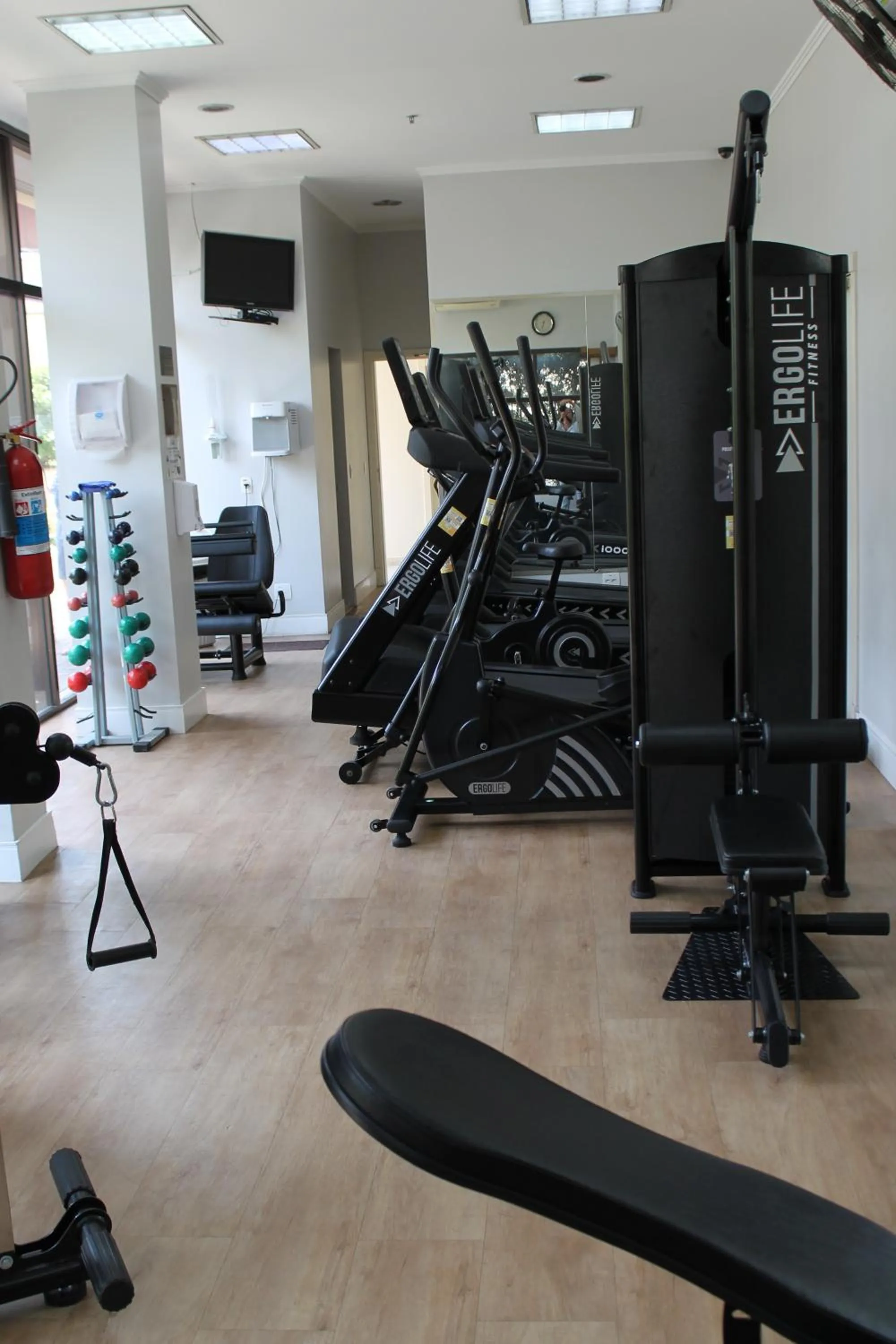 Fitness centre/facilities in Quality Suites Vila Olimpia