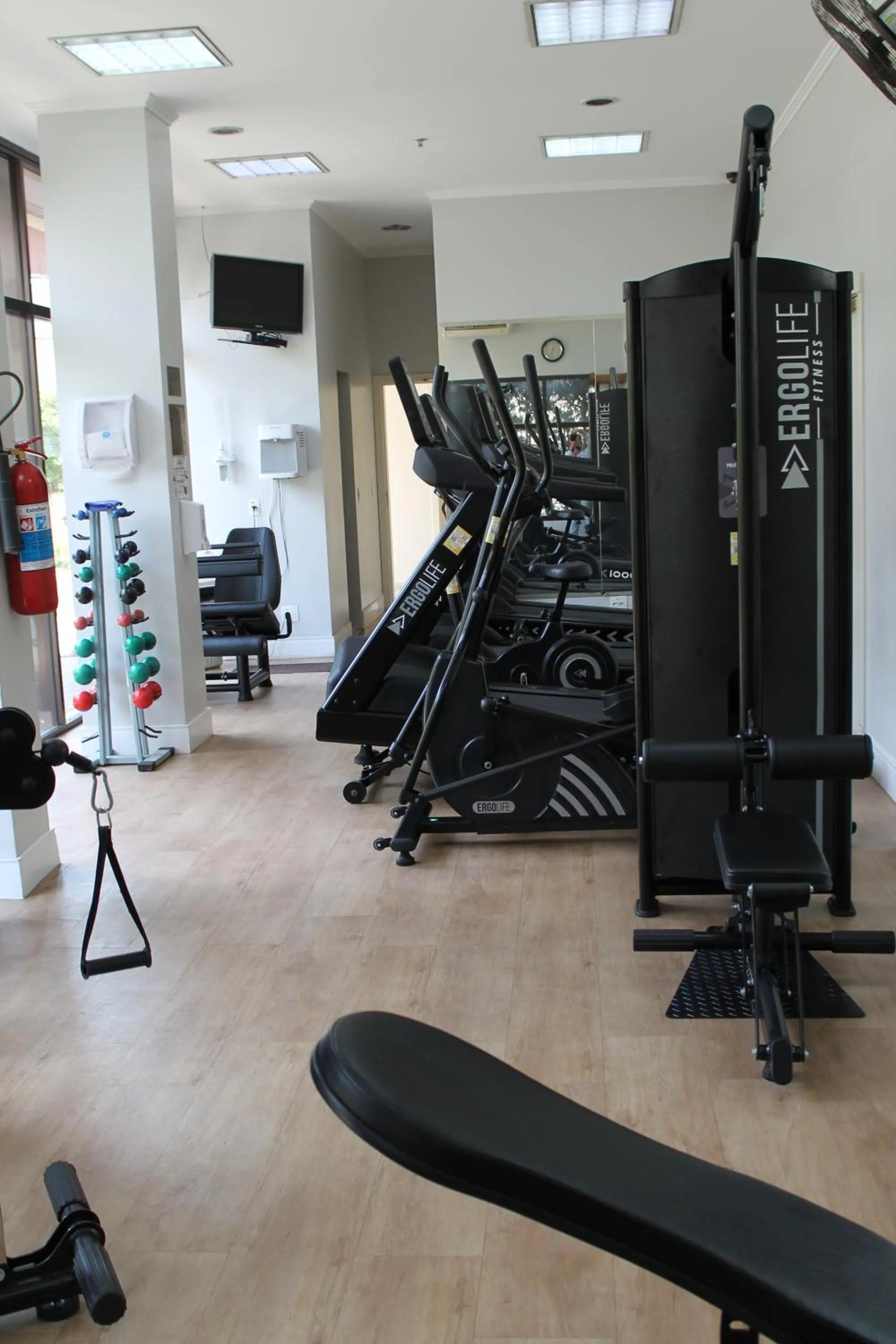 Fitness centre/facilities in Quality Suites Vila Olimpia