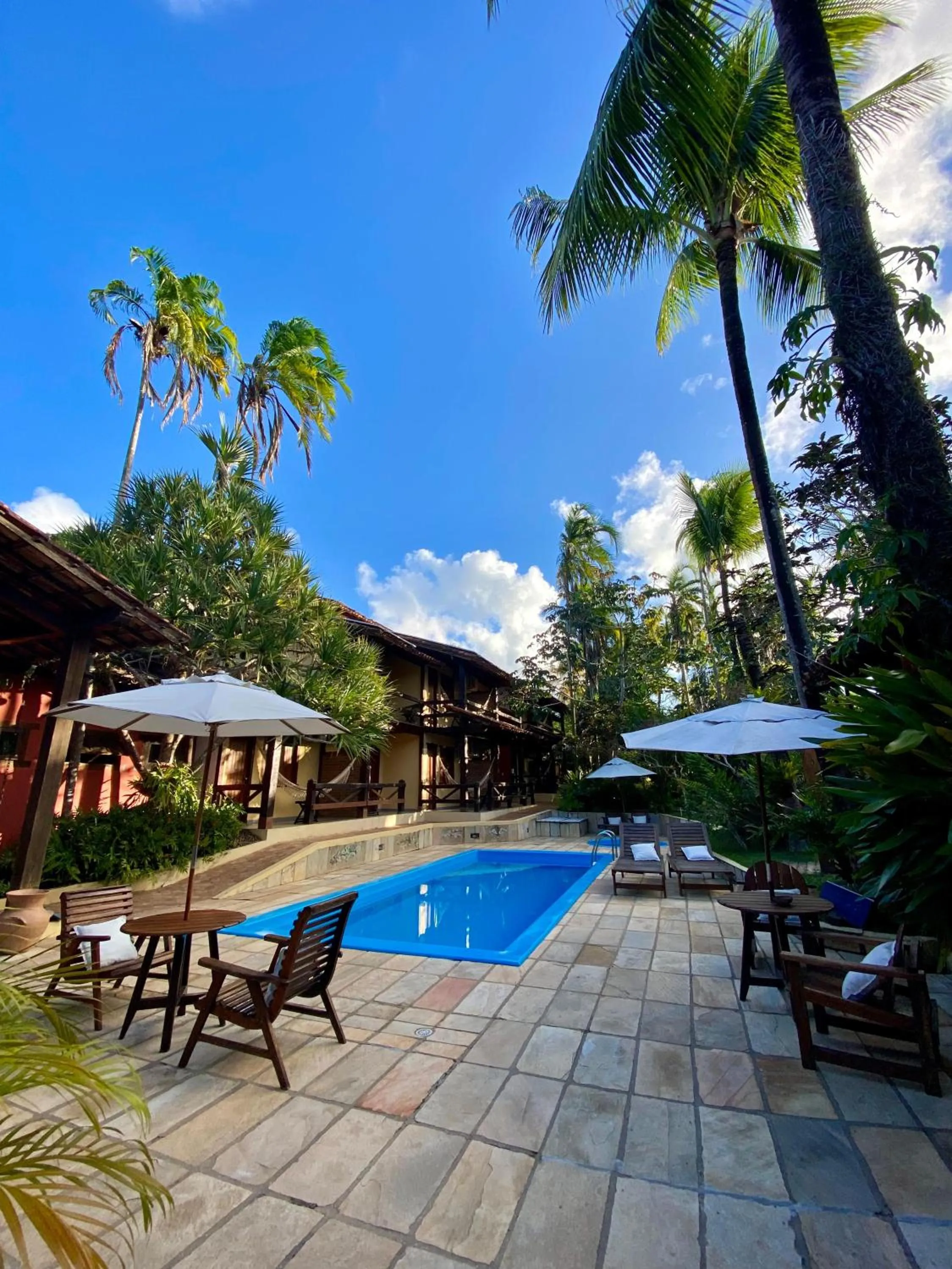 Swimming pool in Hotel Pousada Marambaia