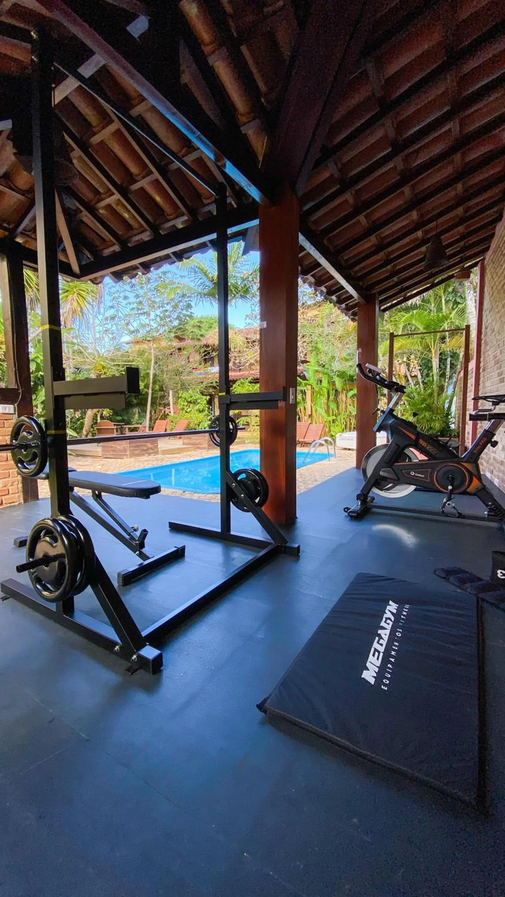 Fitness centre/facilities in Hotel Pousada Marambaia