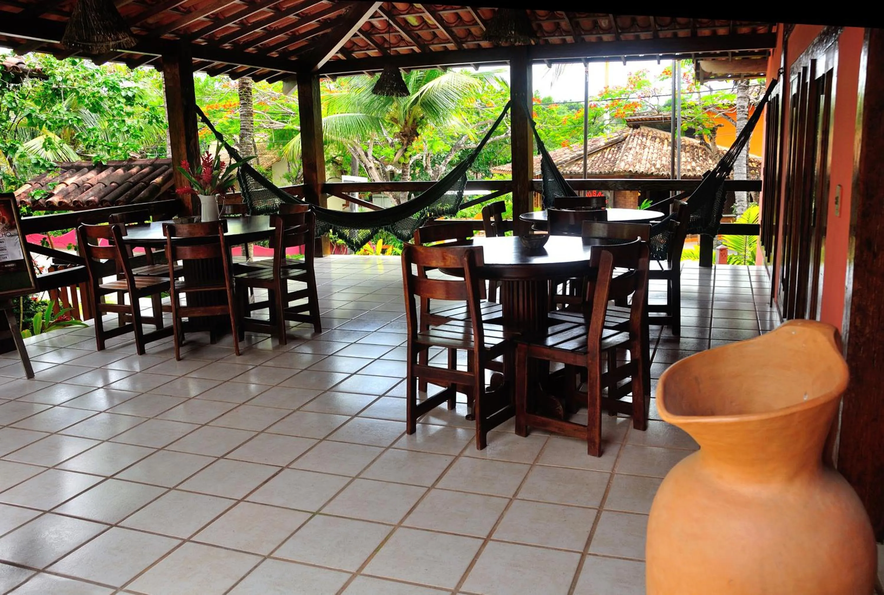 Patio in Hotel Pousada Marambaia