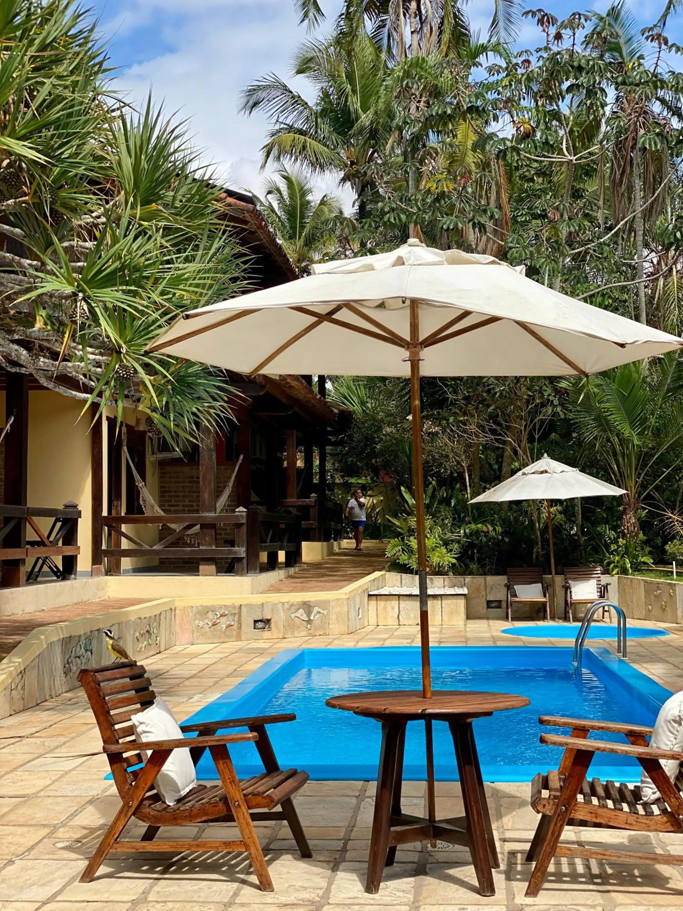 Swimming pool in Hotel Pousada Marambaia