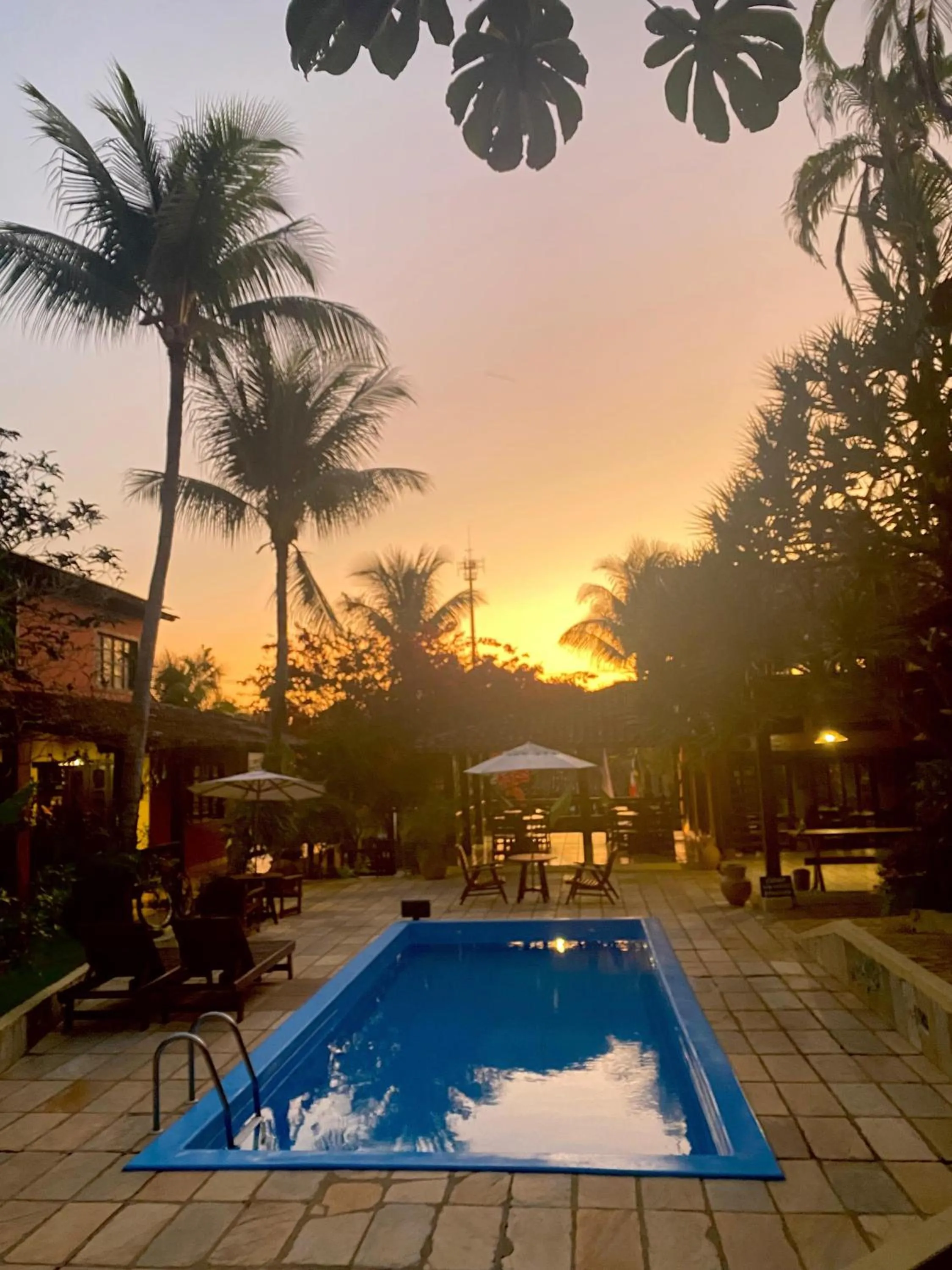 Swimming pool in Hotel Pousada Marambaia