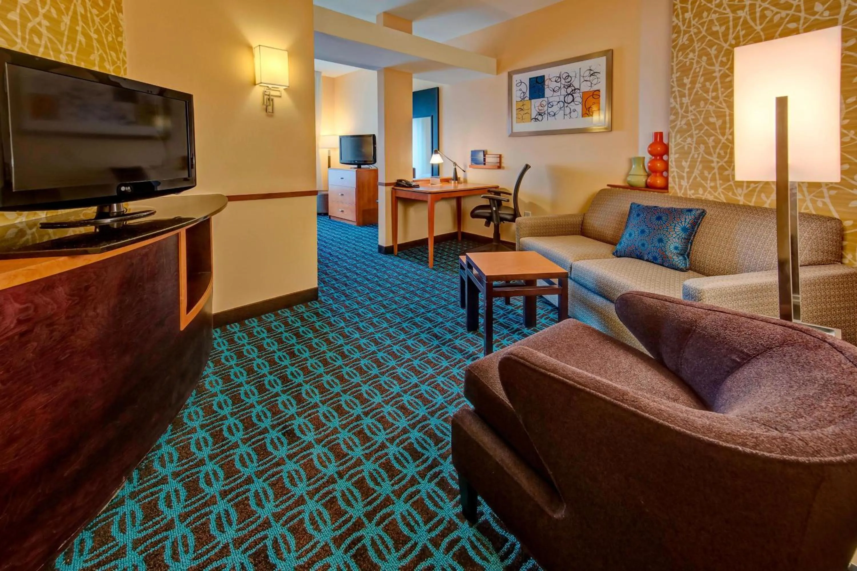 Living room in Fairfield Inn and Suites by Marriott Weatherford