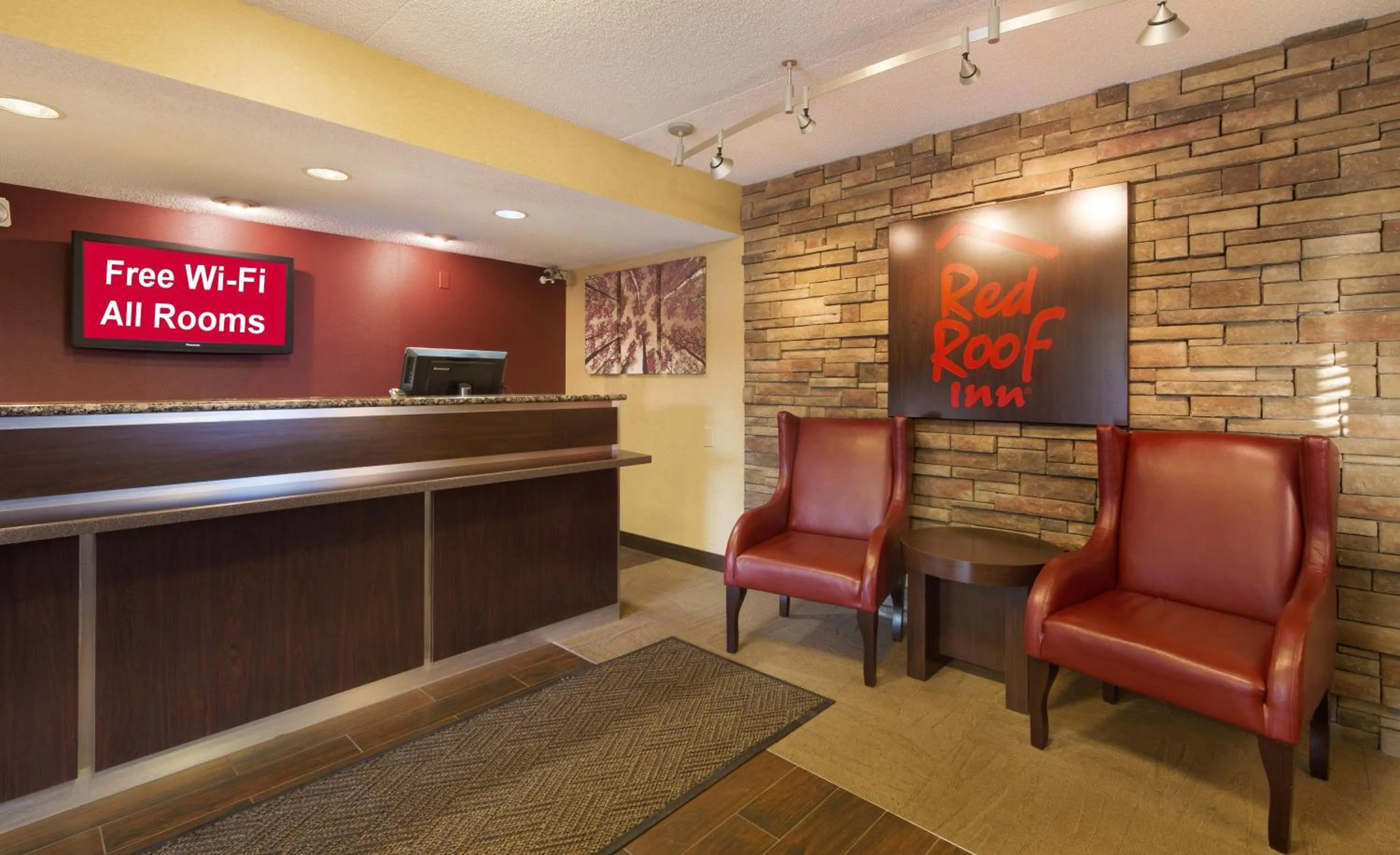 Lobby or reception in Red Roof Inn Detroit - Warren