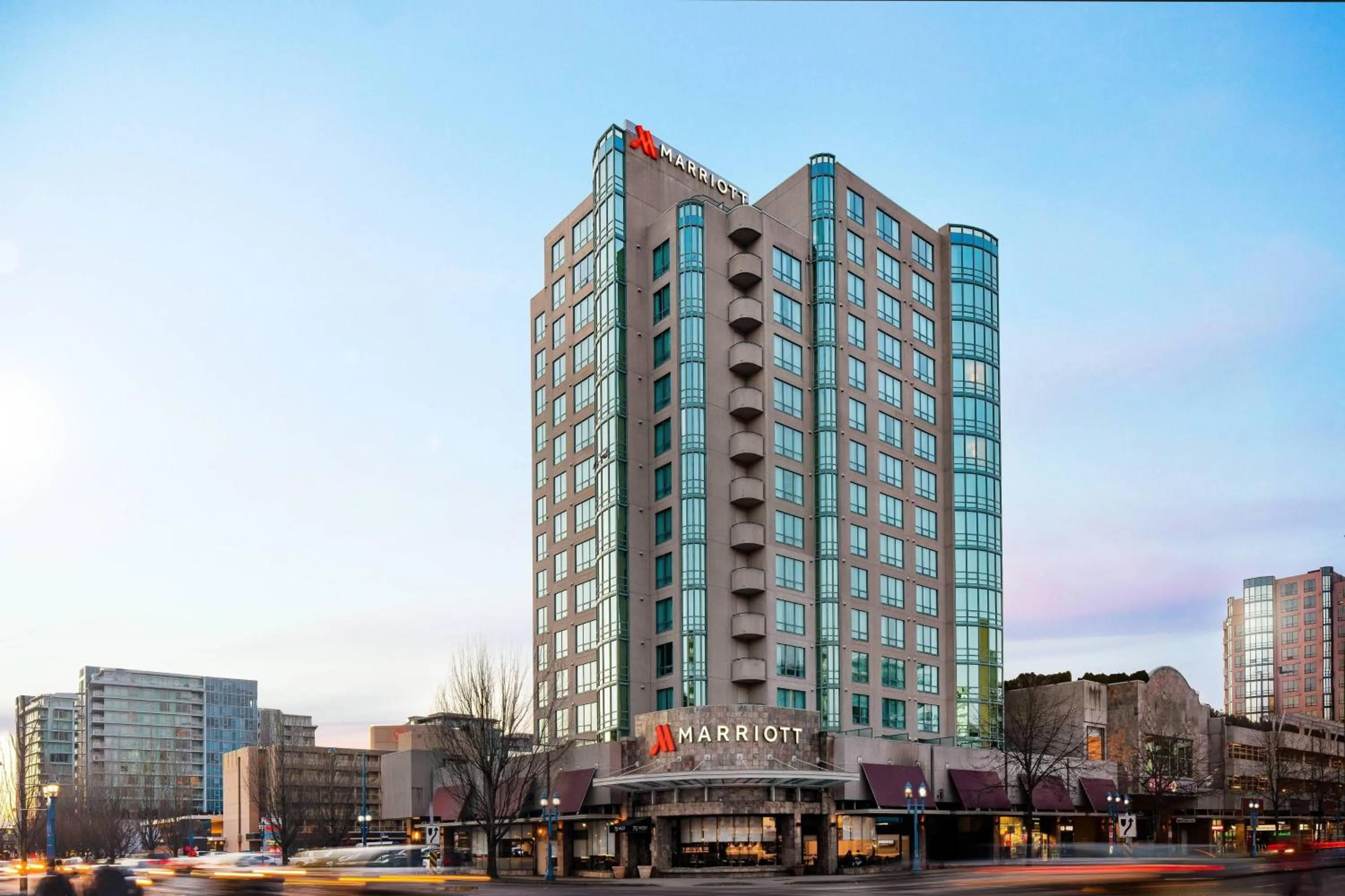 Property building in Vancouver Airport Marriott Hotel