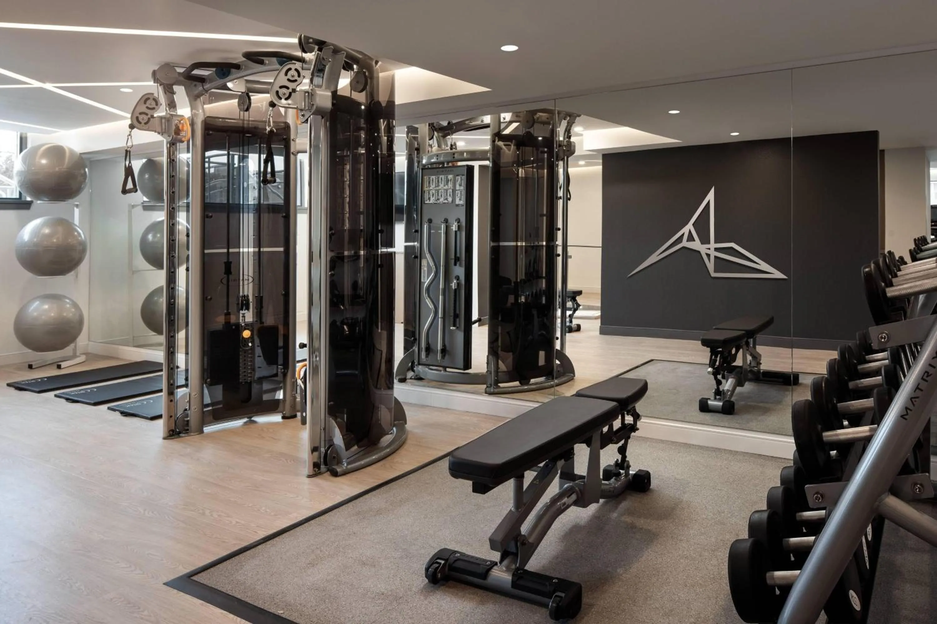 Fitness centre/facilities in Vancouver Airport Marriott Hotel
