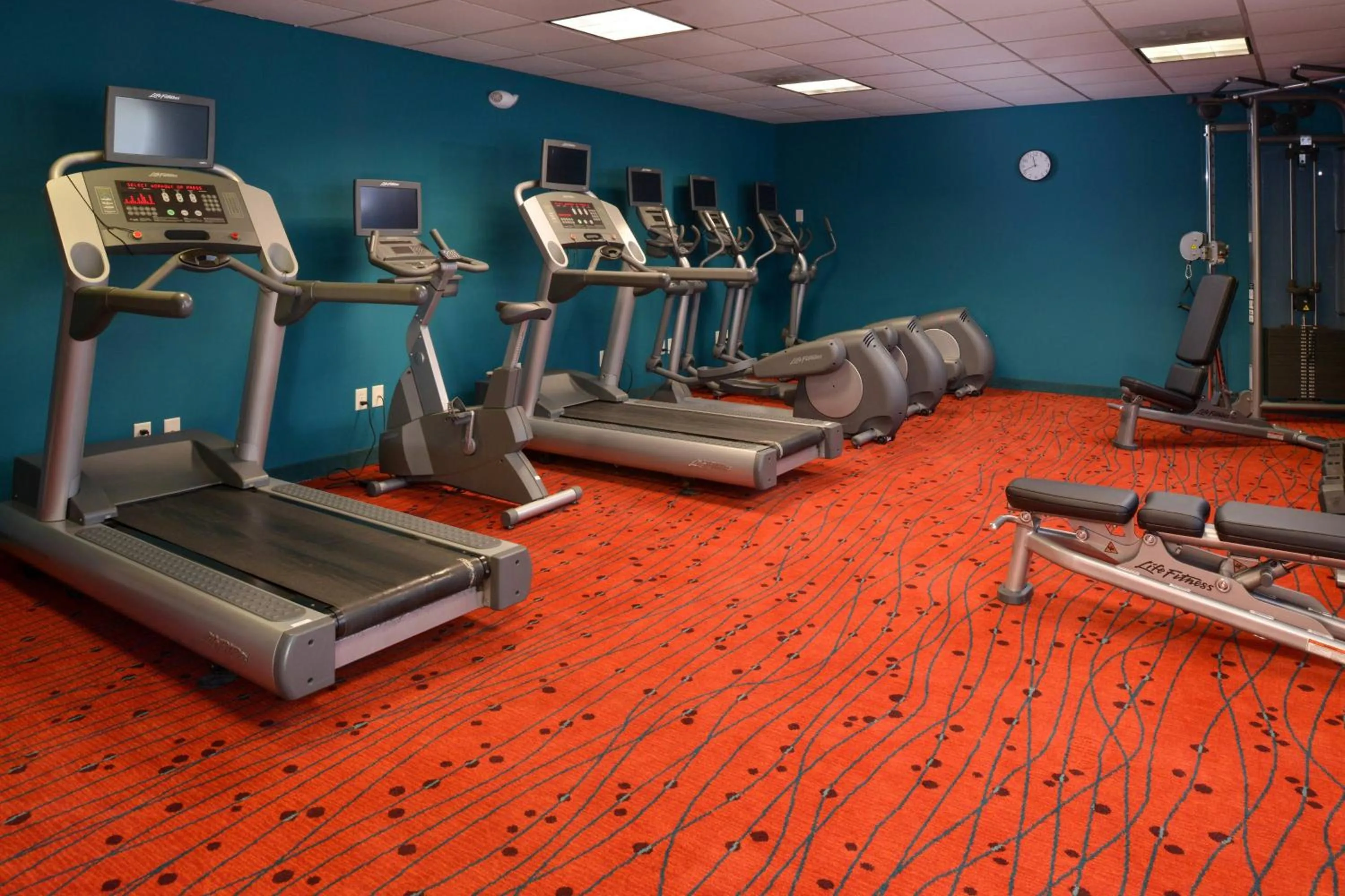 Fitness centre/facilities in Residence Inn by Marriott Dayton Troy