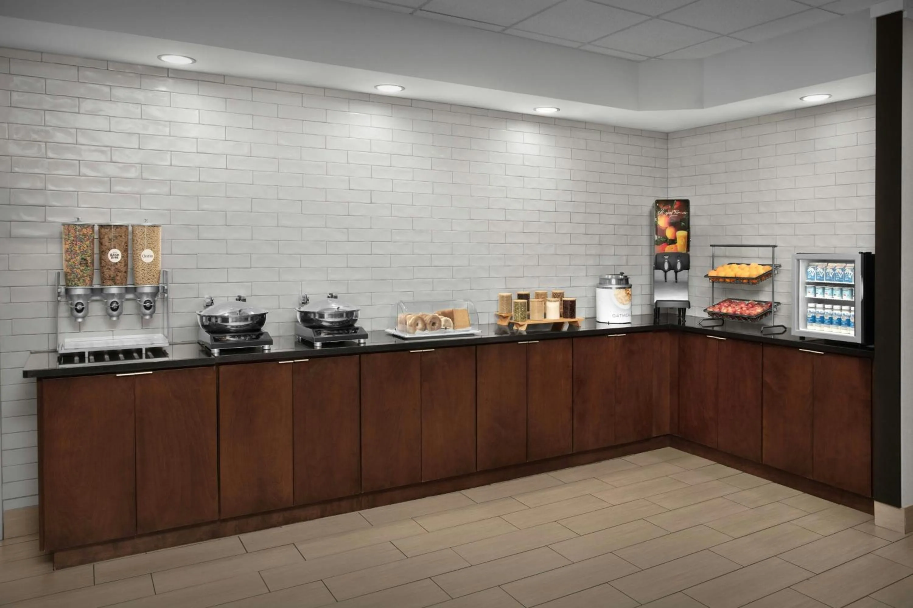 Breakfast in Fairfield Inn & Suites by Marriott Rogers