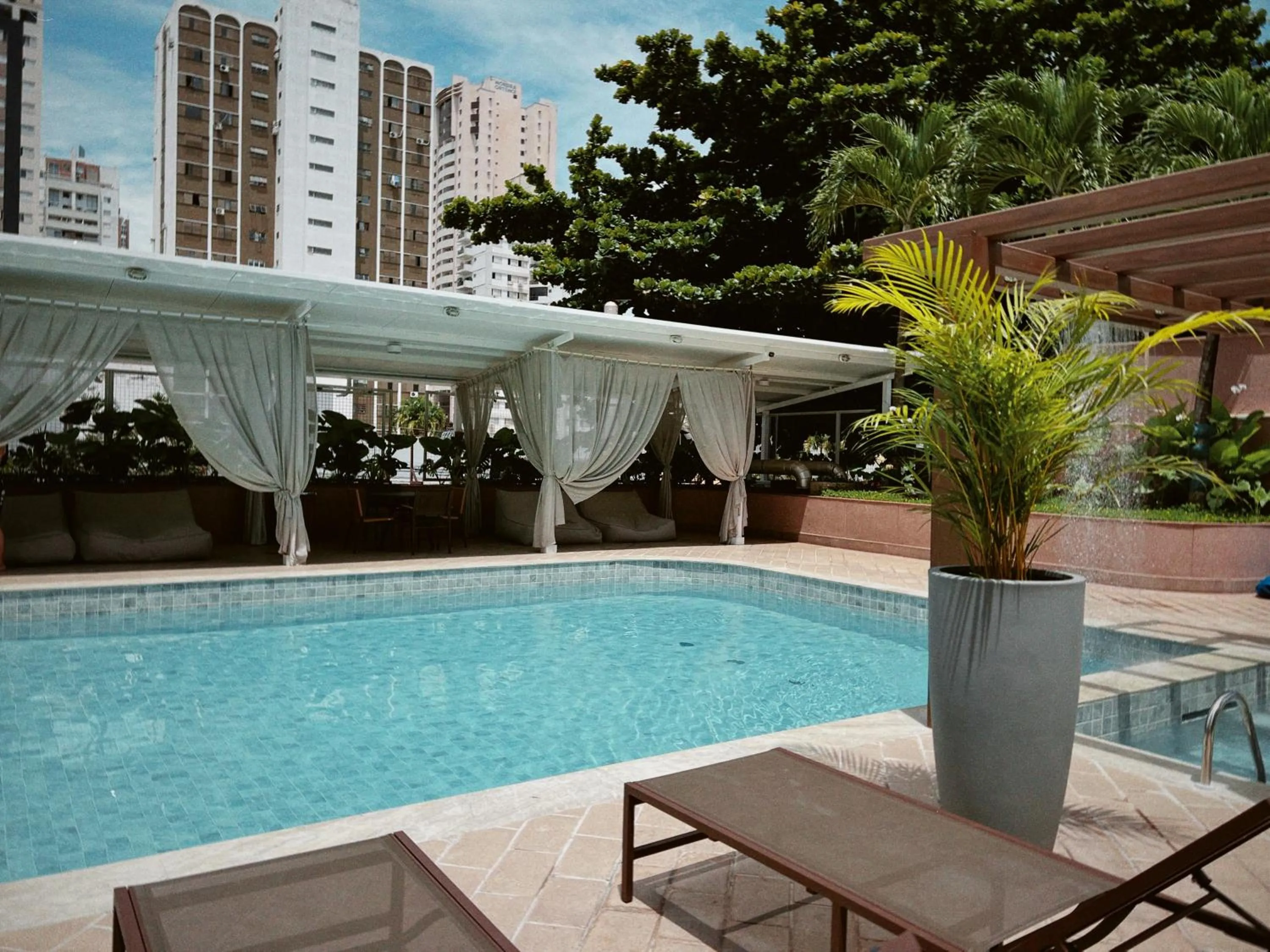Pool view in Castro's Park Hotel