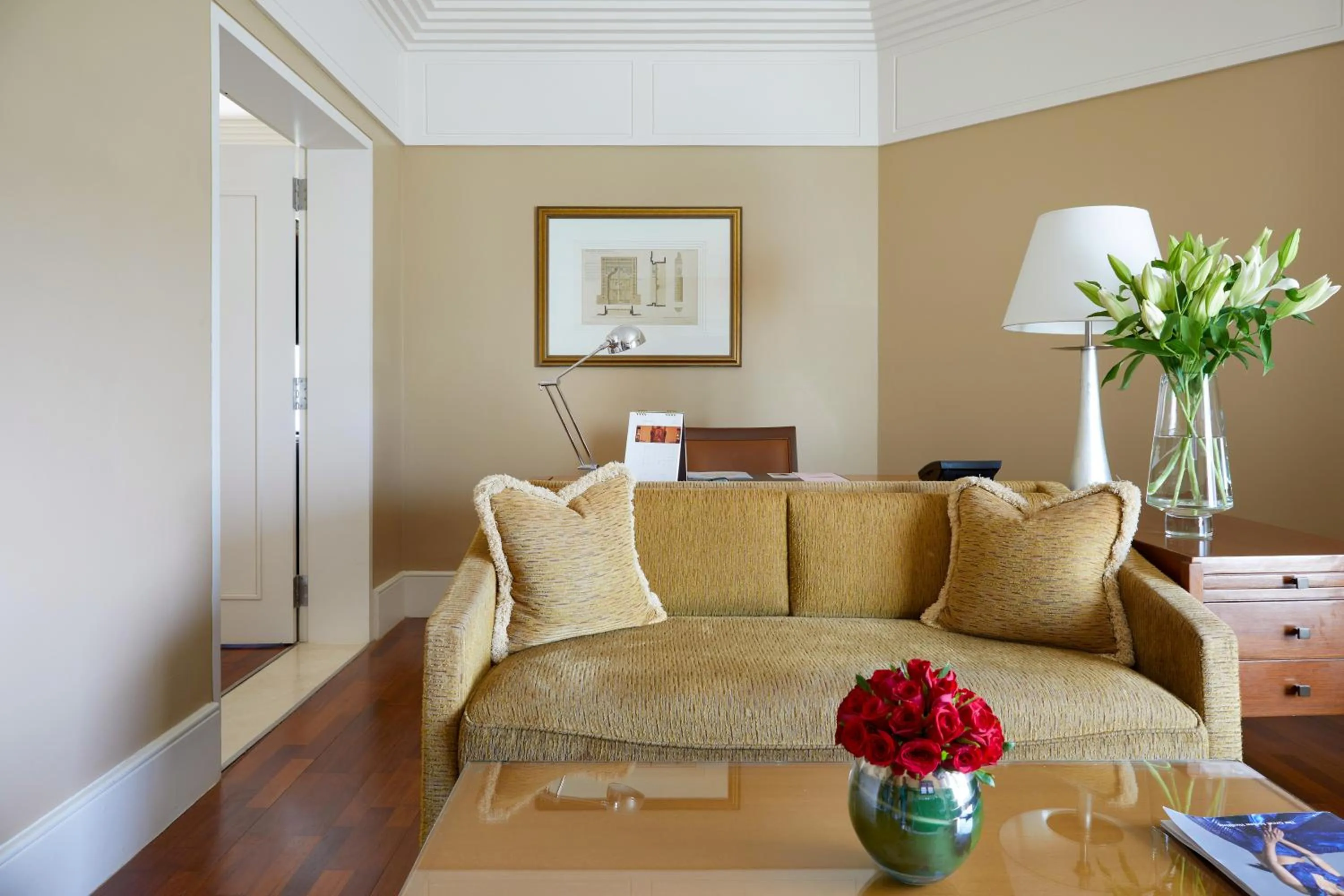 Seating area in The Leela Mumbai