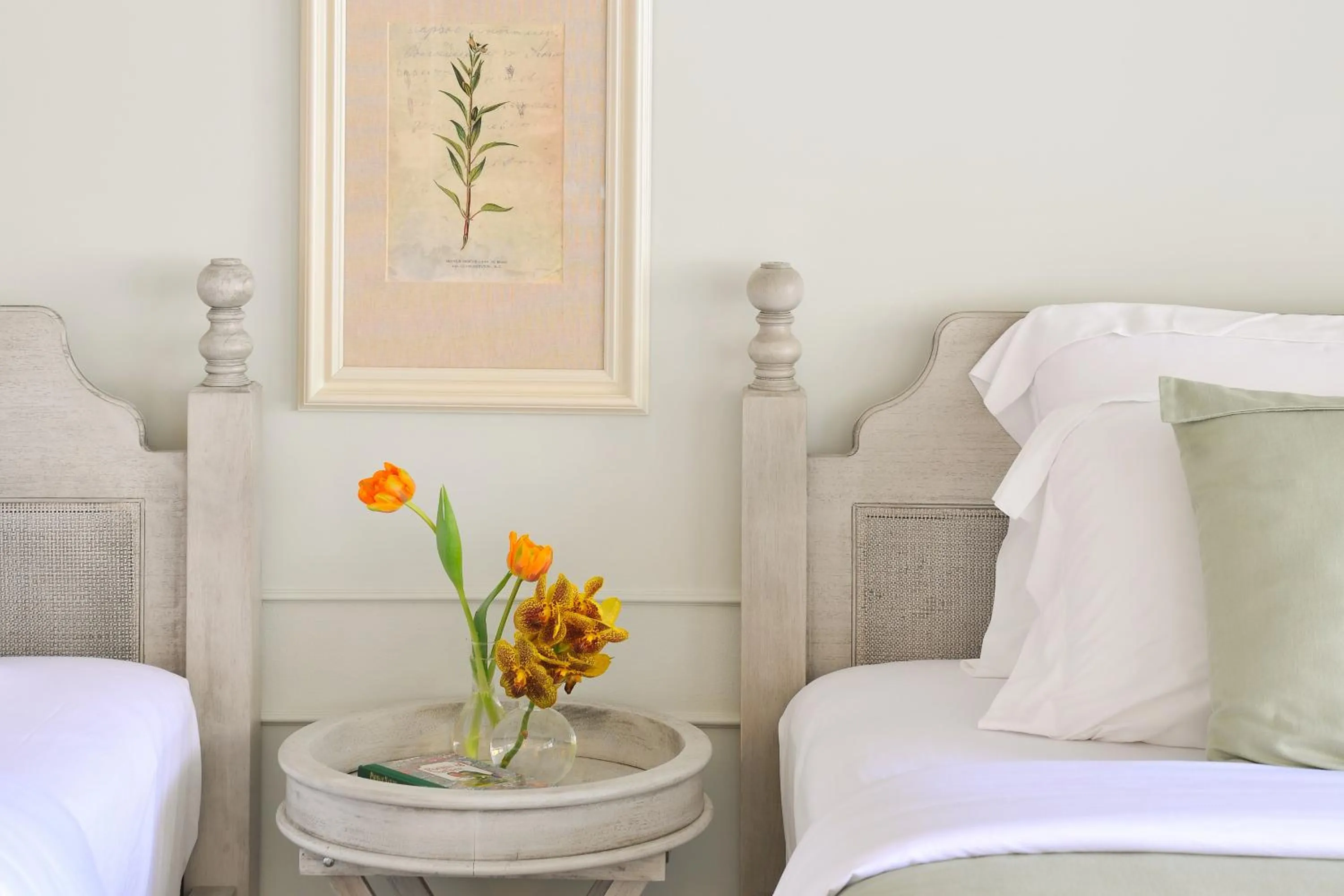 Bed in Devasom Hua Hin Resort