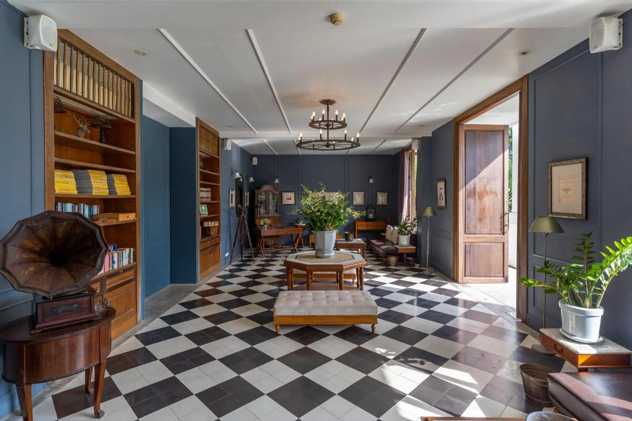 Library in Devasom Hua Hin Resort