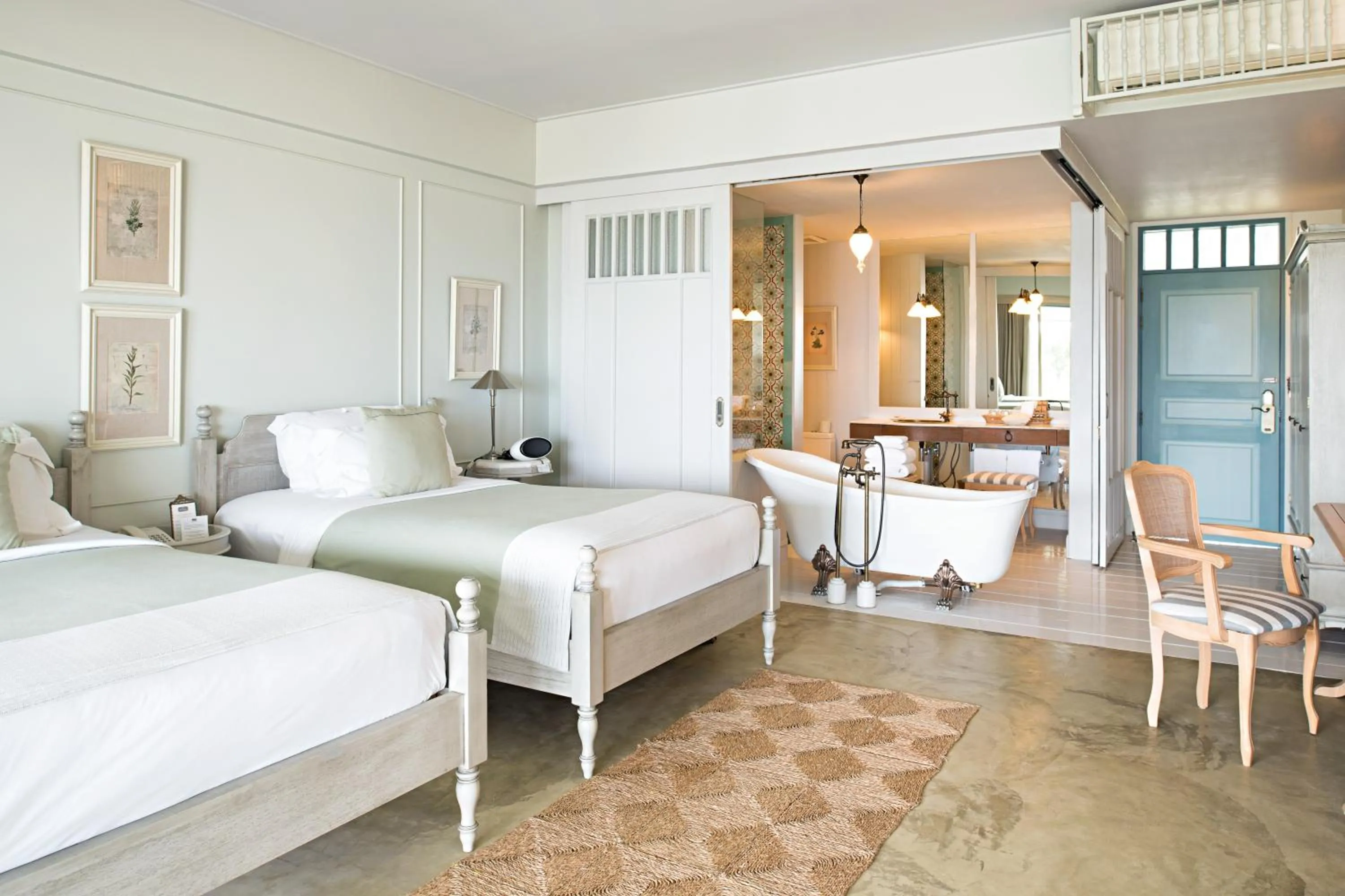 Bed in Devasom Hua Hin Resort