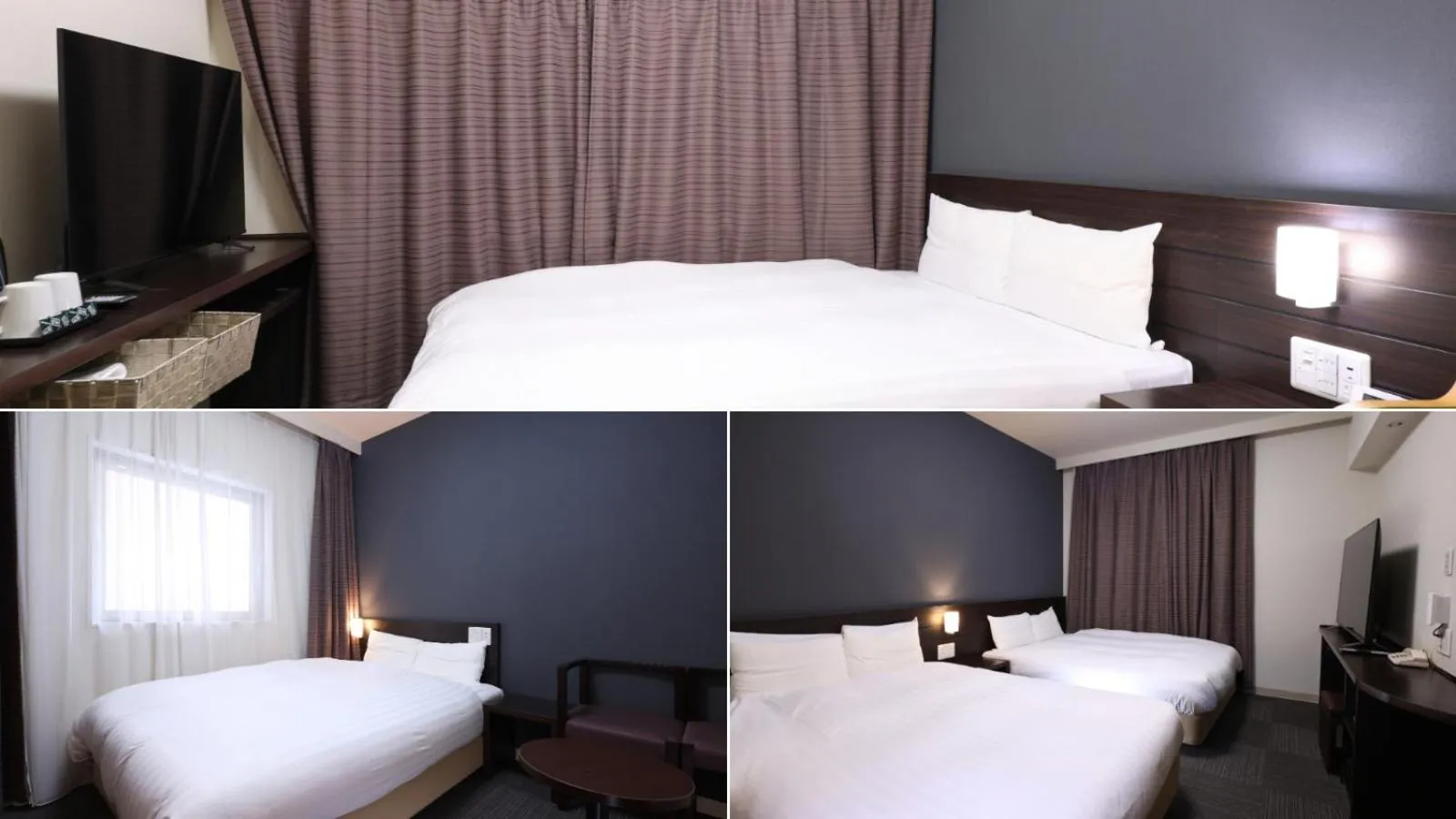 Bed in Dormy Inn Sendai Annex