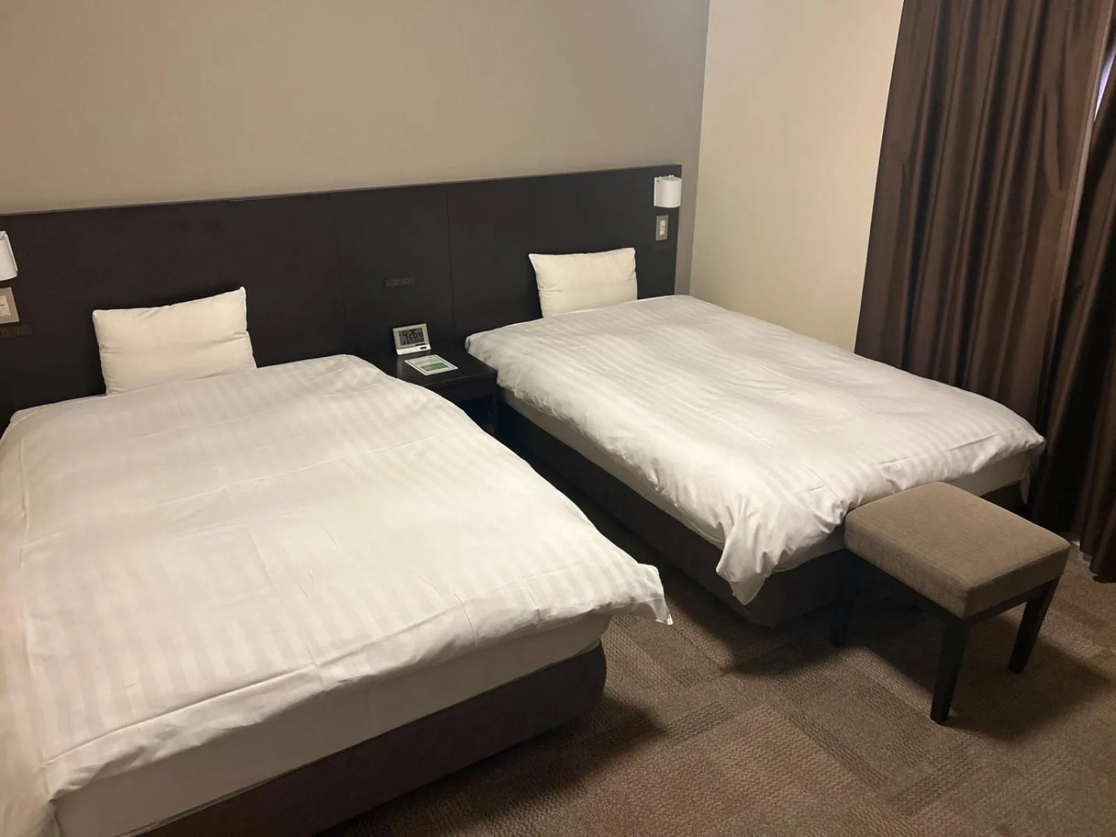 Bed in Dormy Inn Express Koriyama