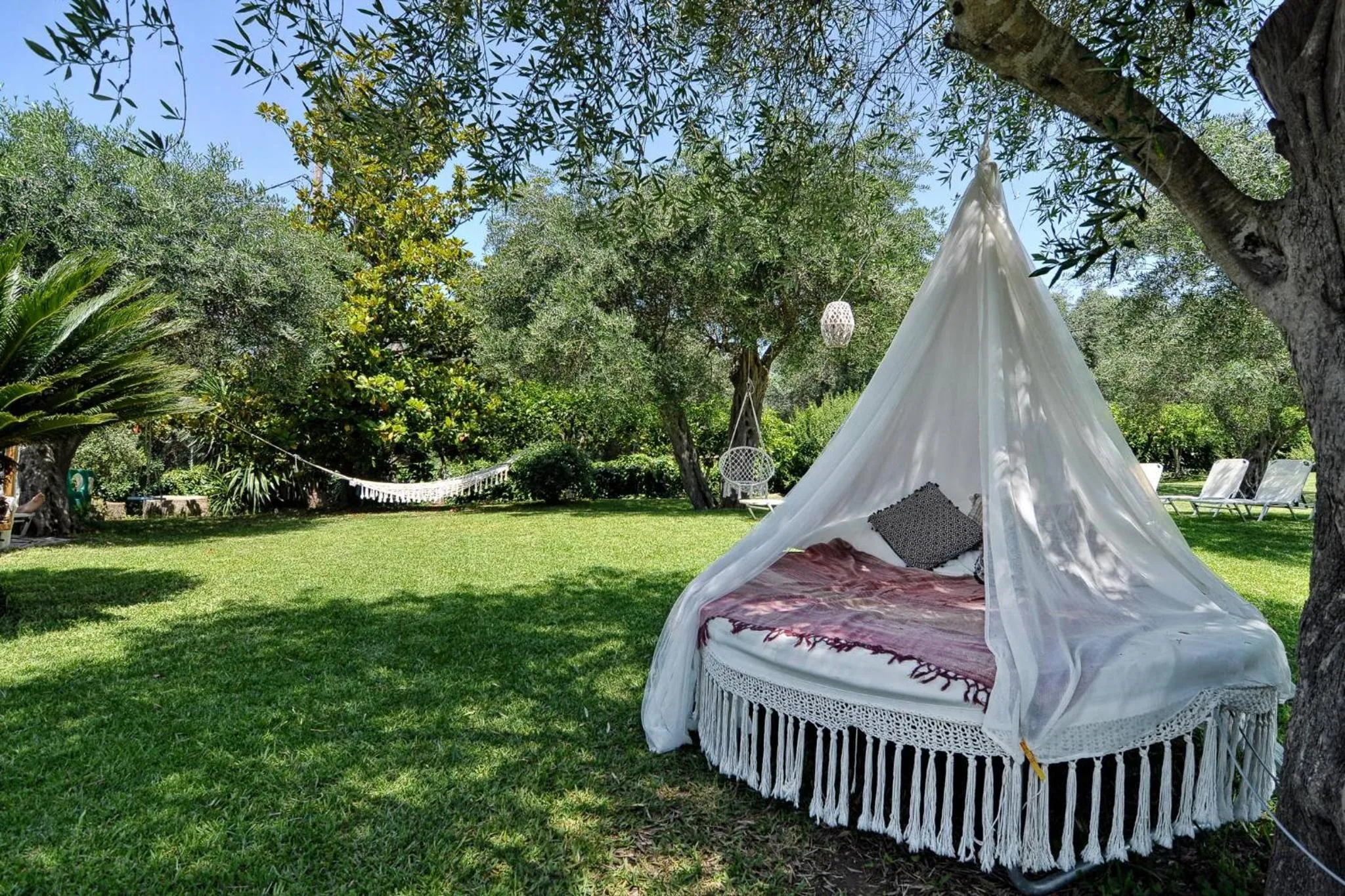 Garden in Nefeli Hotel