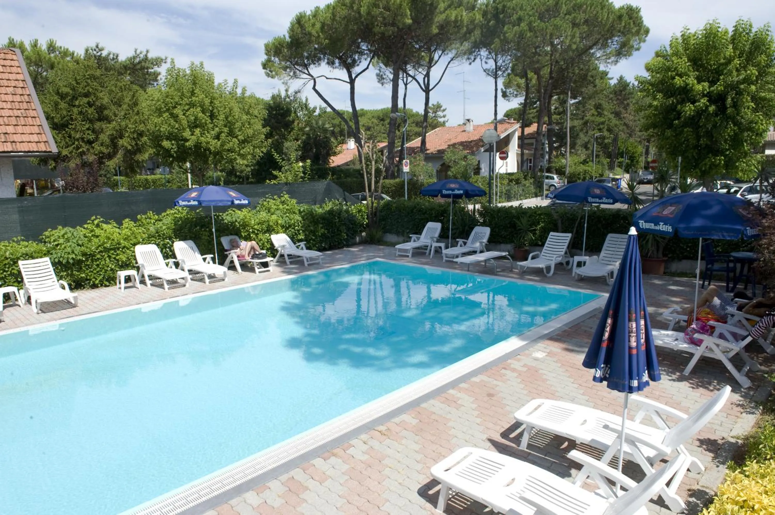 Pool view in Hotel Rosa Dei Venti