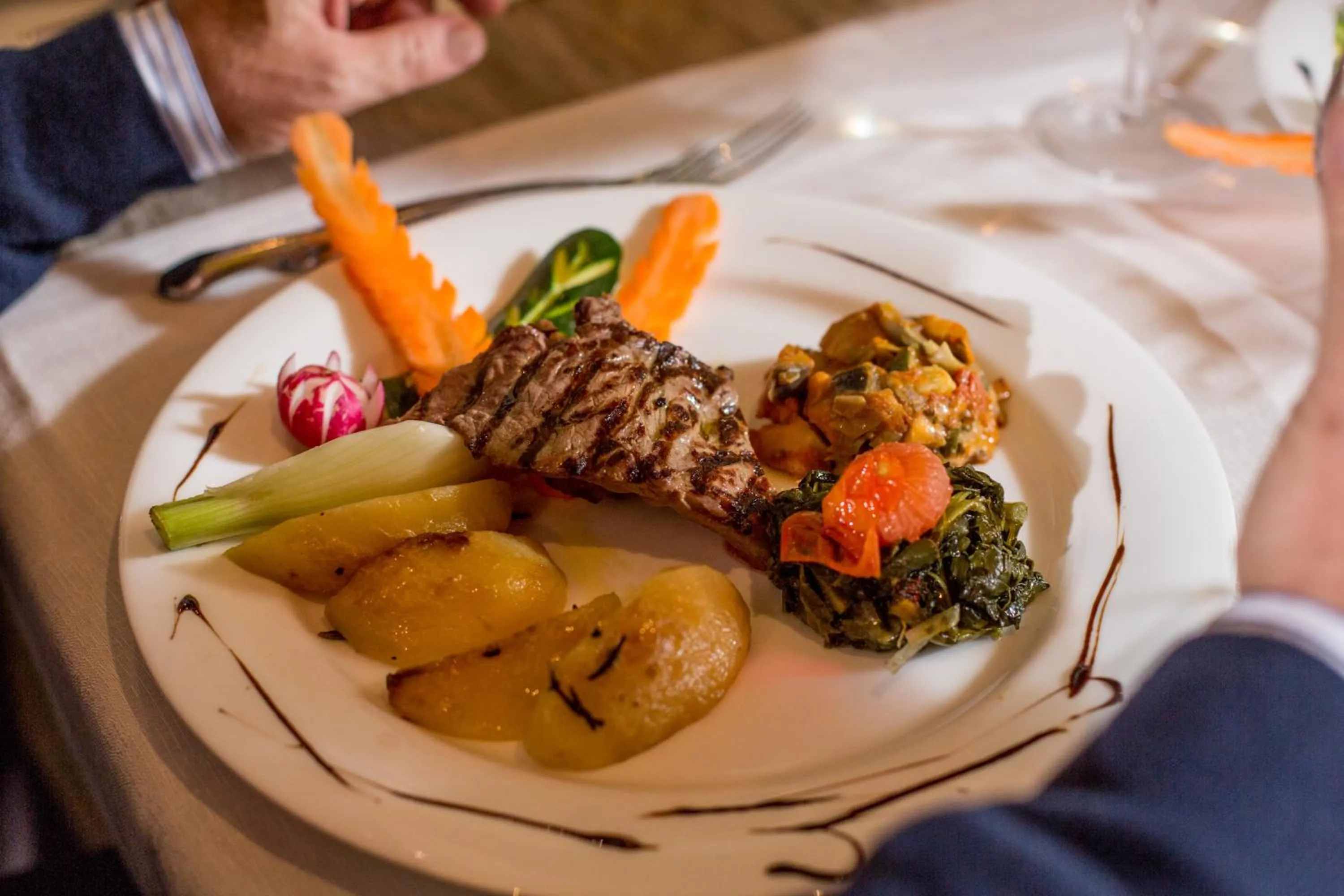 Food close-up in Agriturismo Il Sapore Della Luna