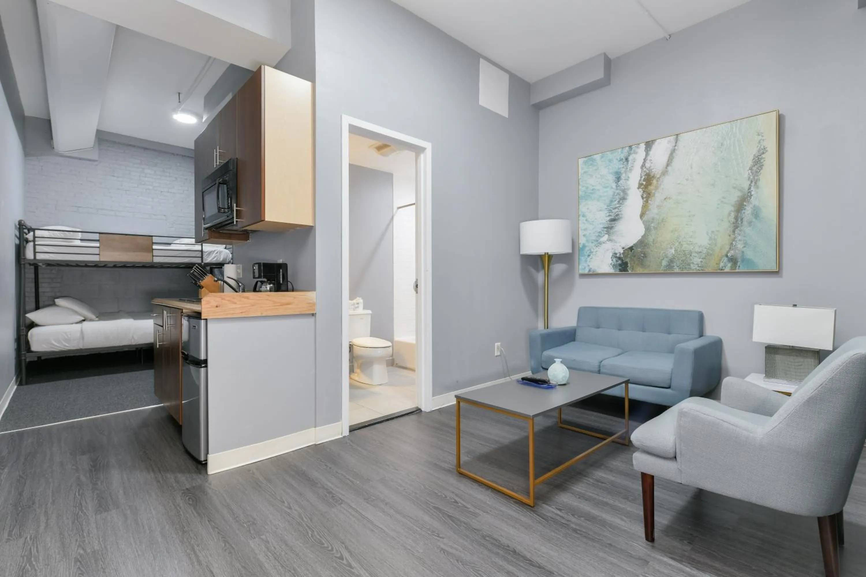 Bed in Temple Place Suites