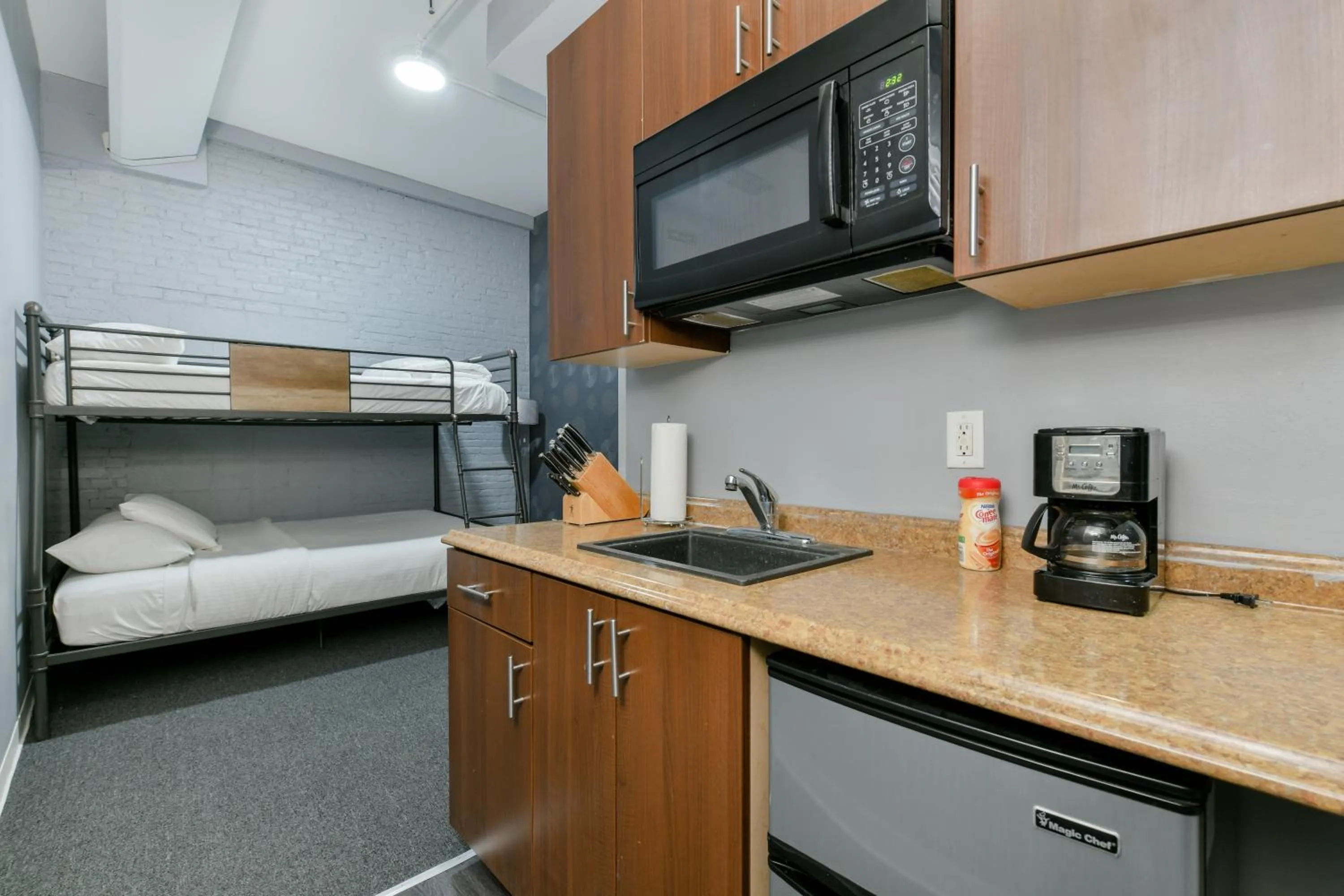 Bed in Temple Place Suites