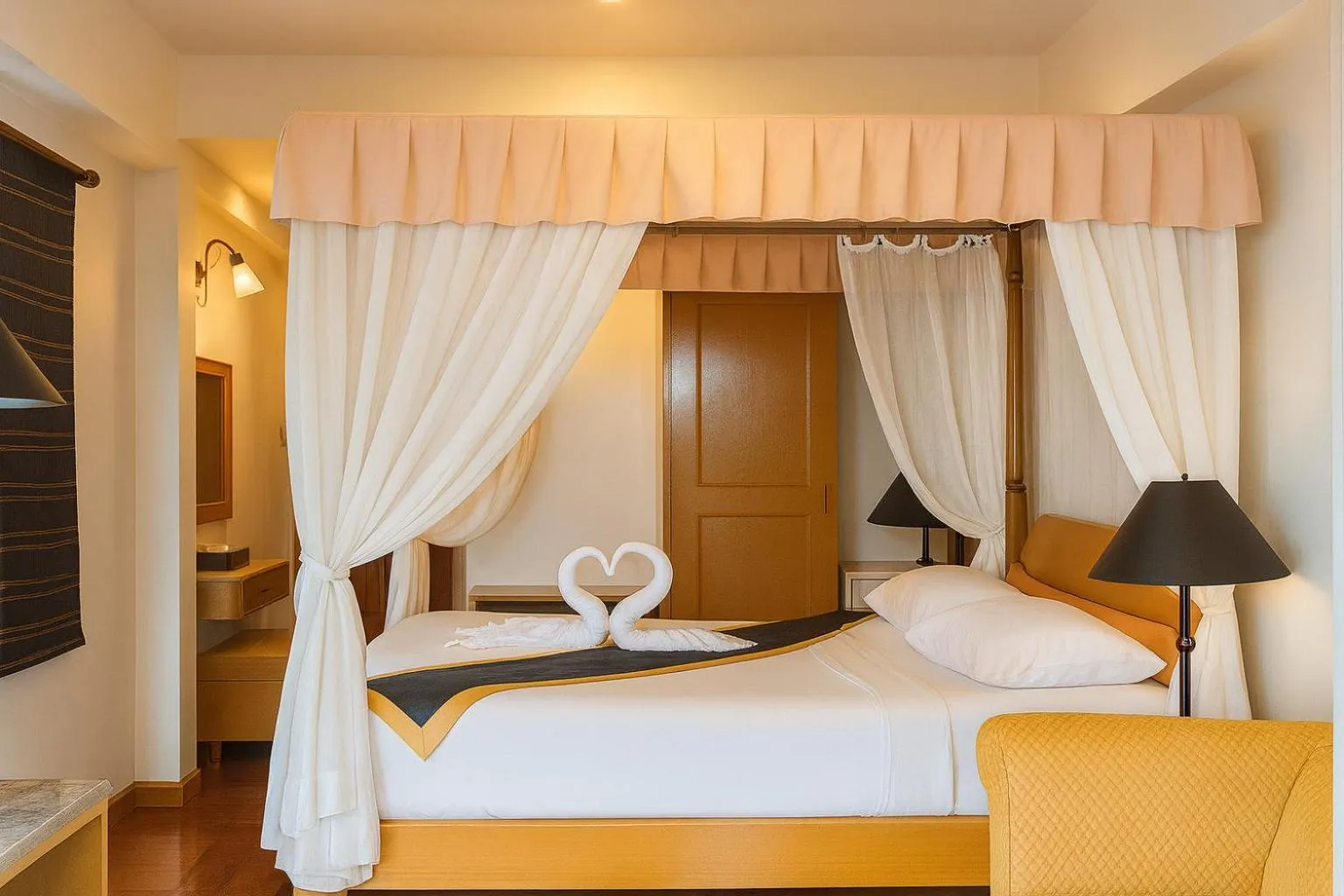 Bed in Orchid Hotel and Spa Kalim Bay