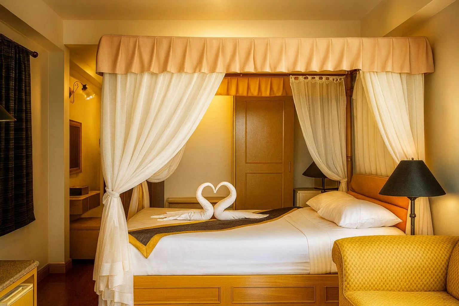 Bed in Orchid Hotel and Spa Kalim Bay
