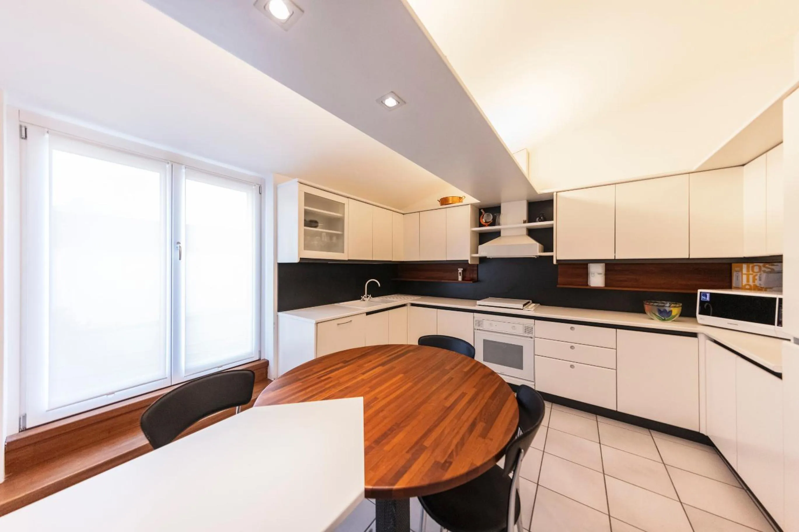 Kitchen or kitchenette in Hotel Centrale